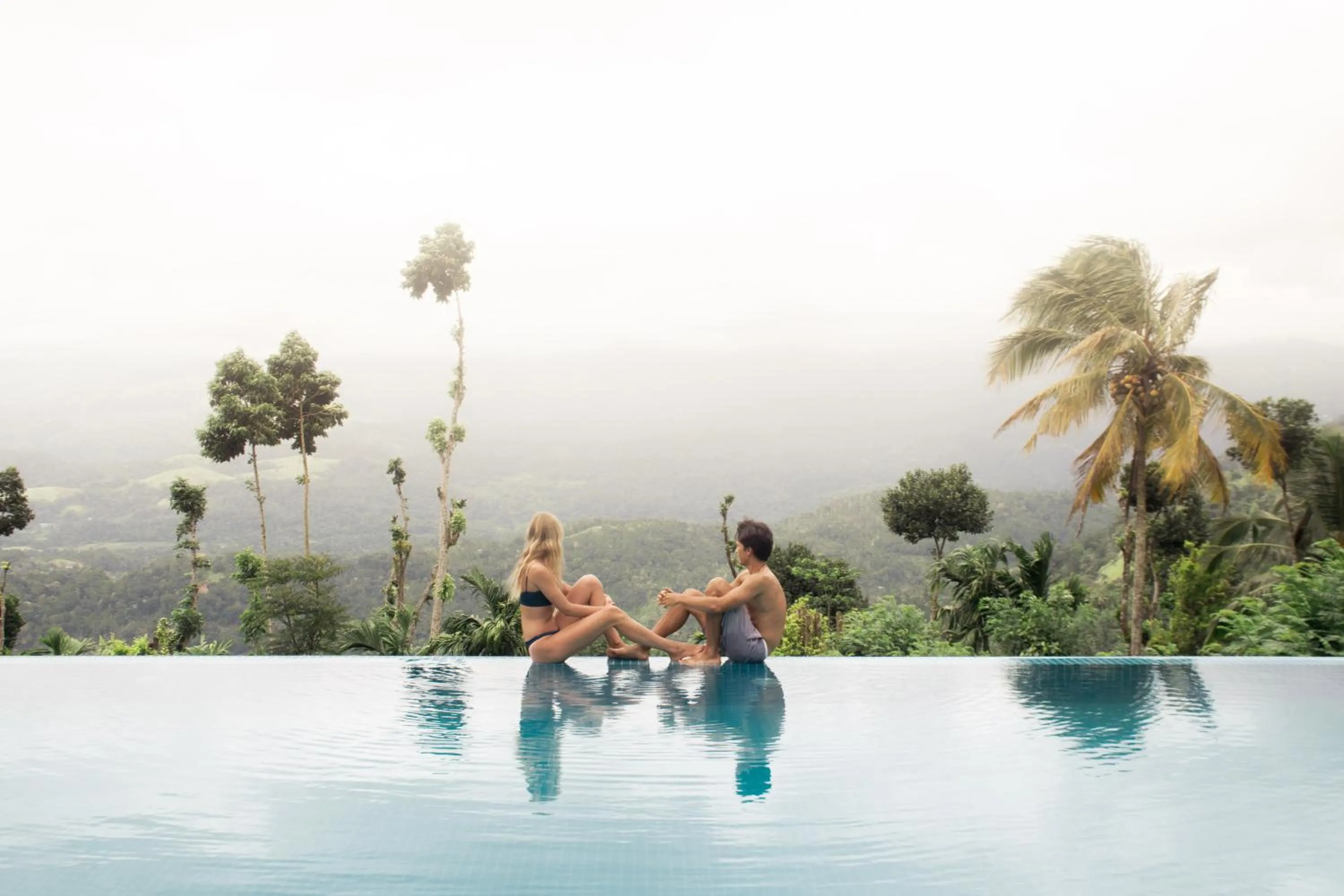 Swimming pool in Aarunya Nature Resort - Kandy