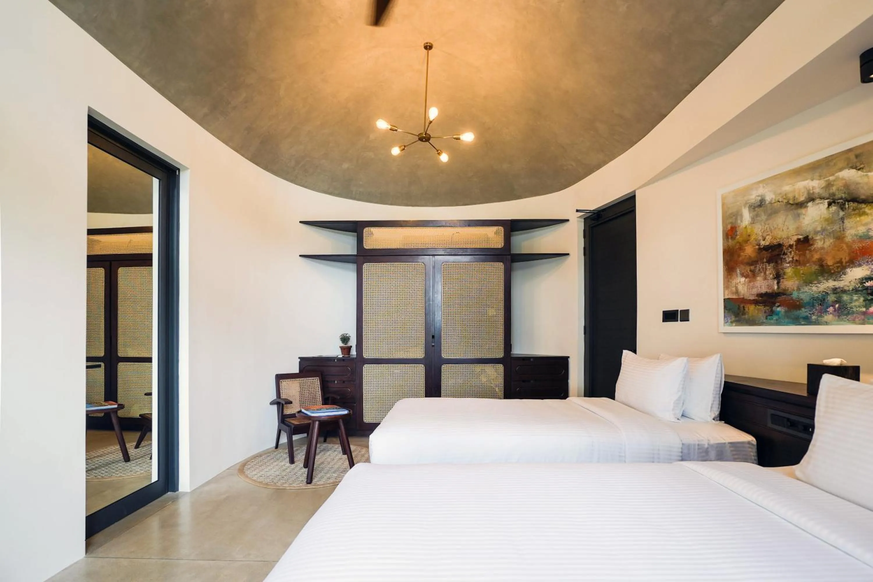 Bedroom, Bed in Aarunya Nature Resort - Kandy