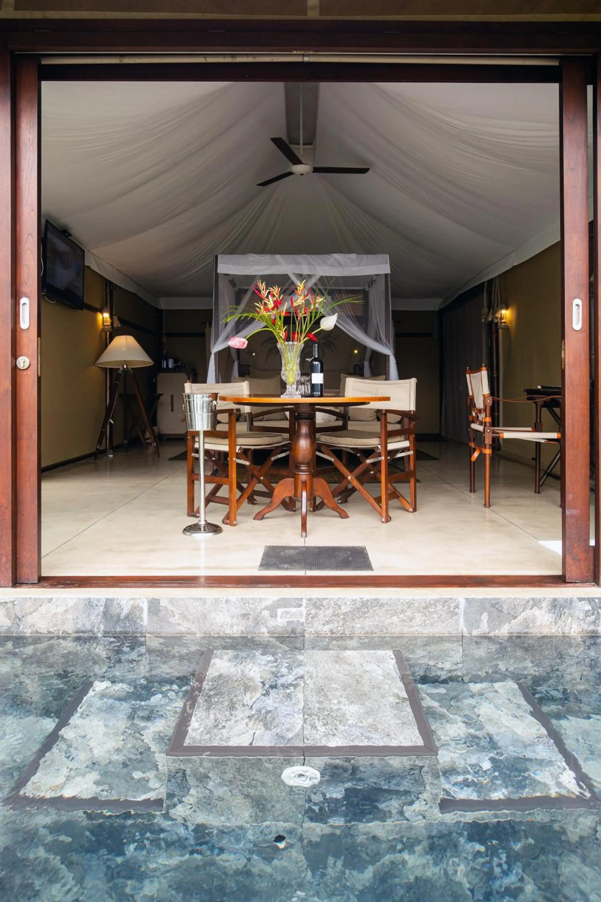 Living room in Aarunya Nature Resort - Kandy