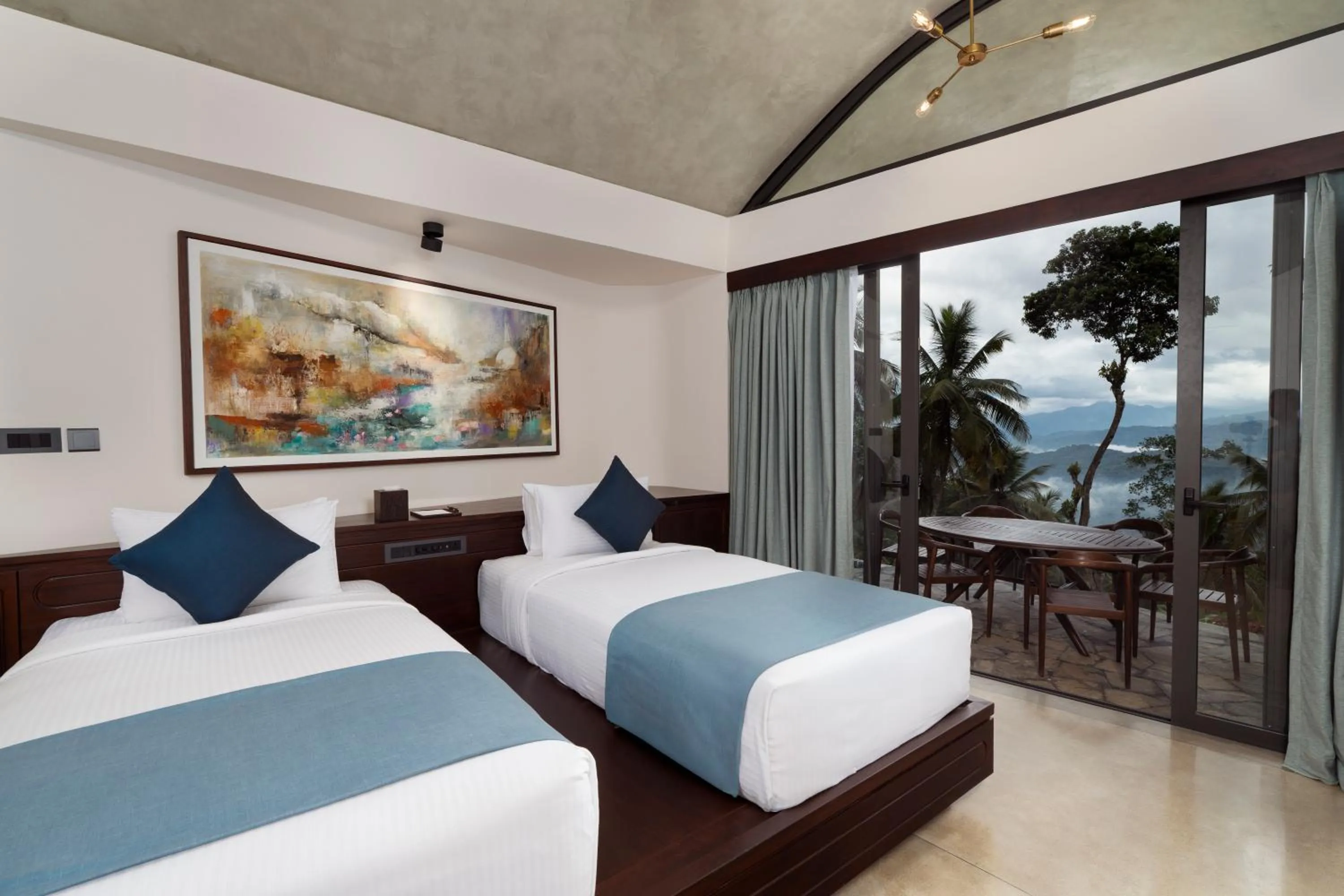 Bedroom, Bed in Aarunya Nature Resort - Kandy