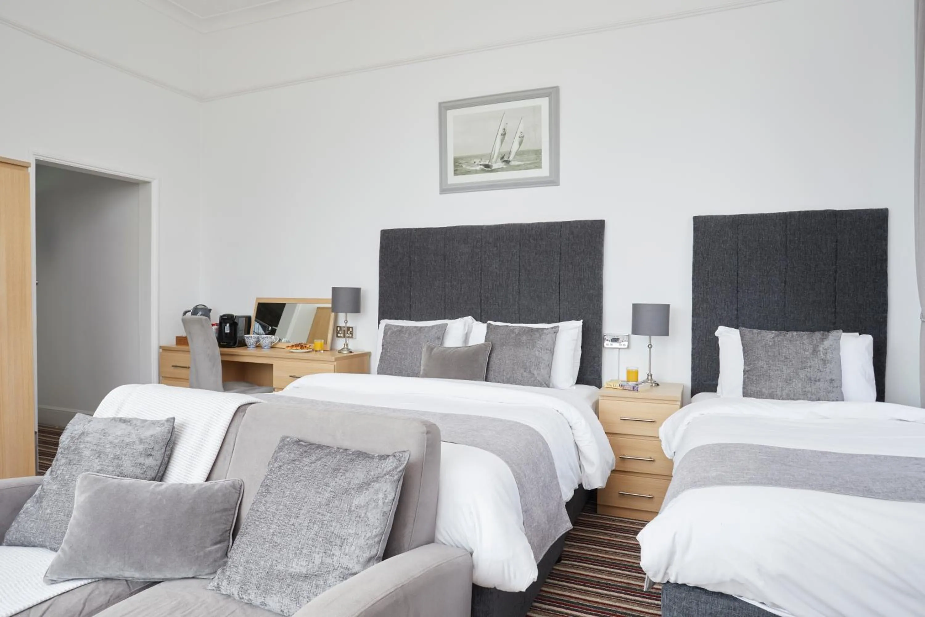 Photo of the whole room, Bed in Luccombe Manor Country House Hotel