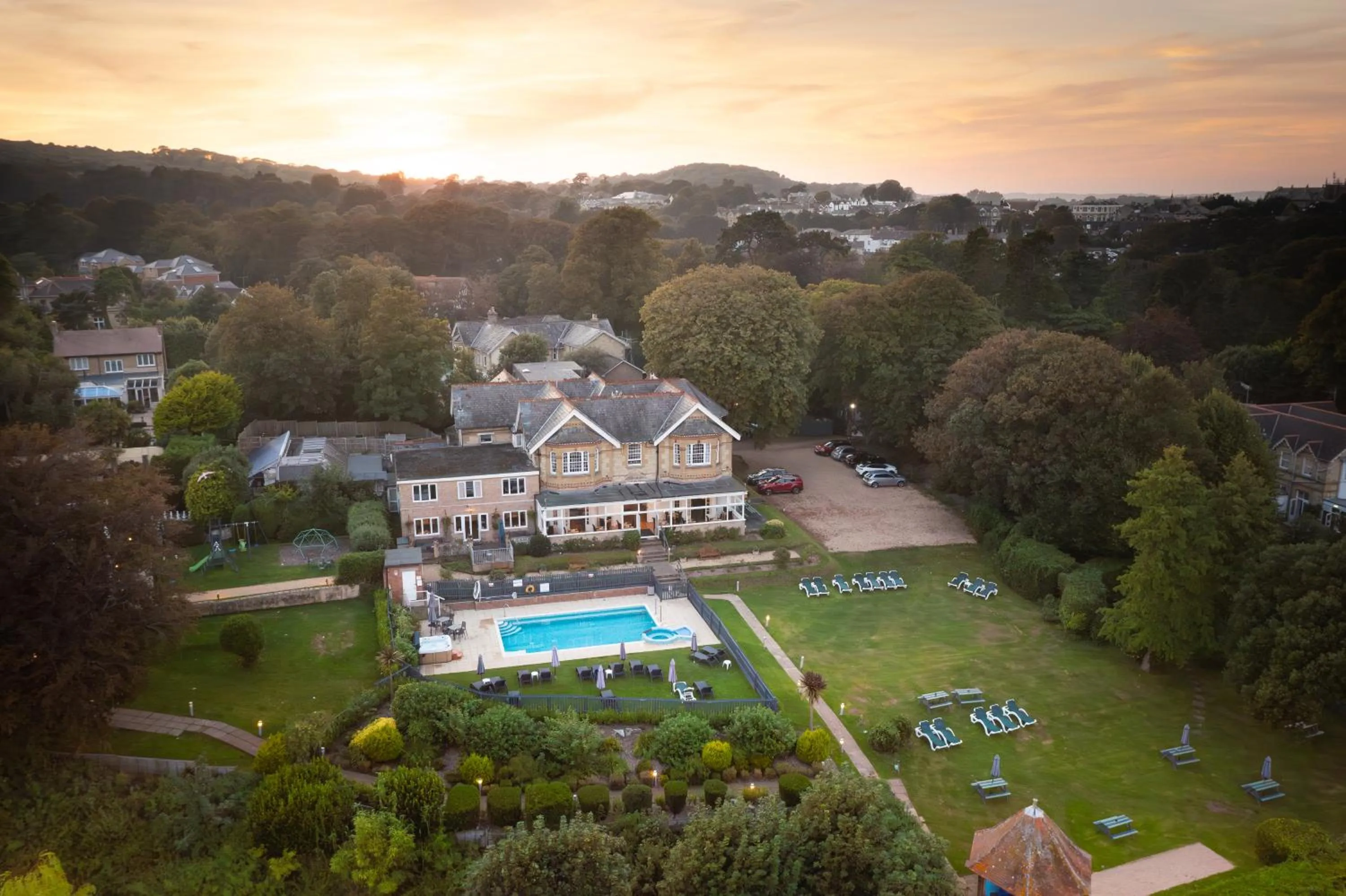 Property building in Luccombe Manor Country House Hotel