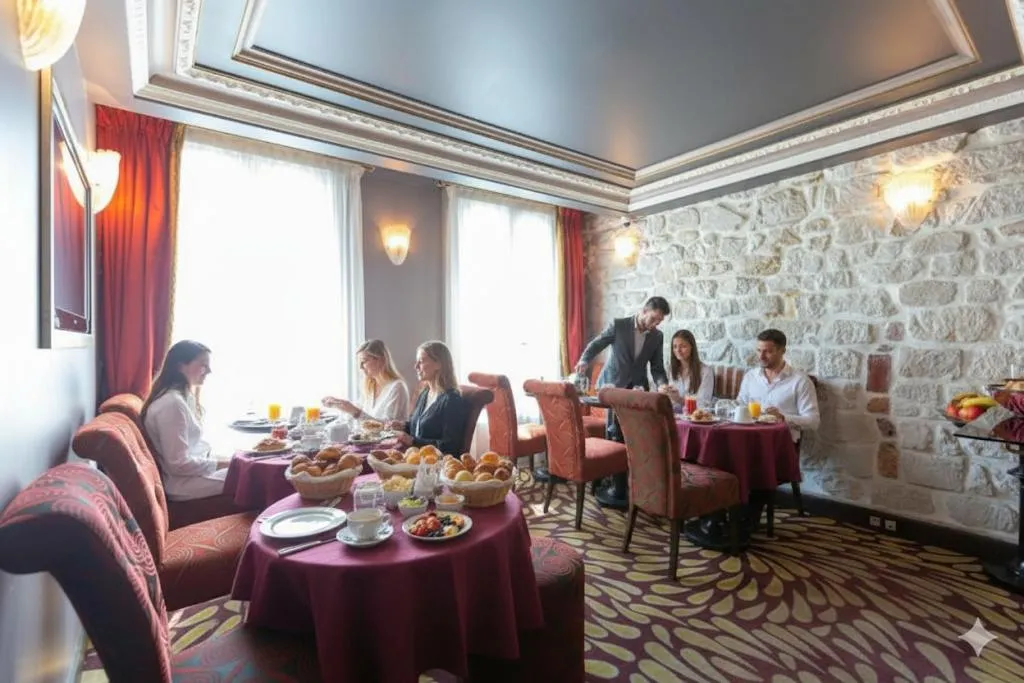 Seating area in Hotel Du Beaumont