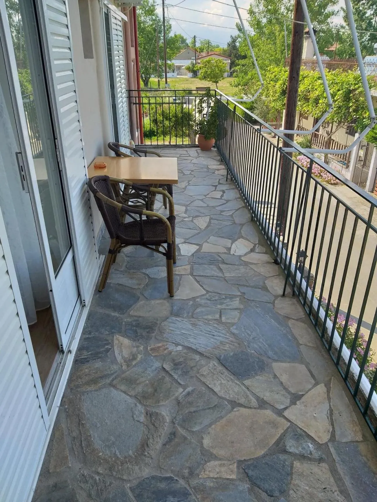 Balcony/Terrace in Nostos Apartments