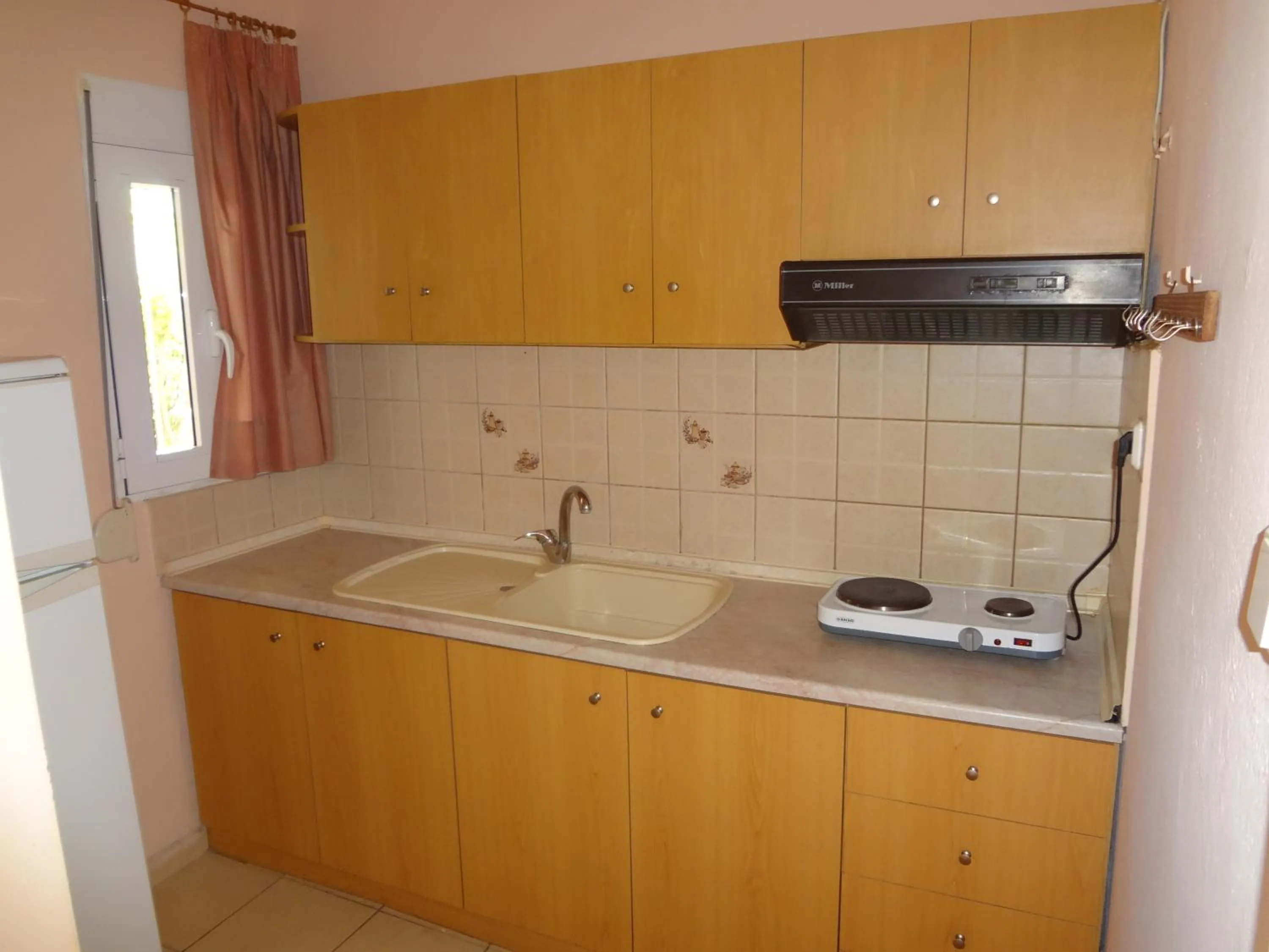 Kitchen or kitchenette in Nostos Apartments