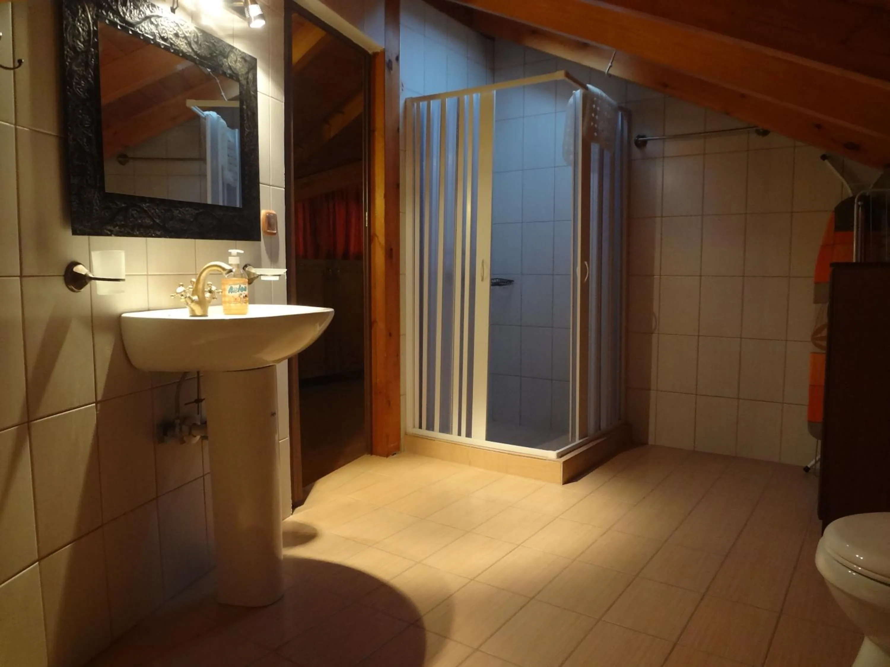 Bathroom in Nostos Apartments