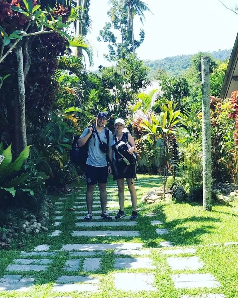 Garden in Baan Hinlad Home and Hostel