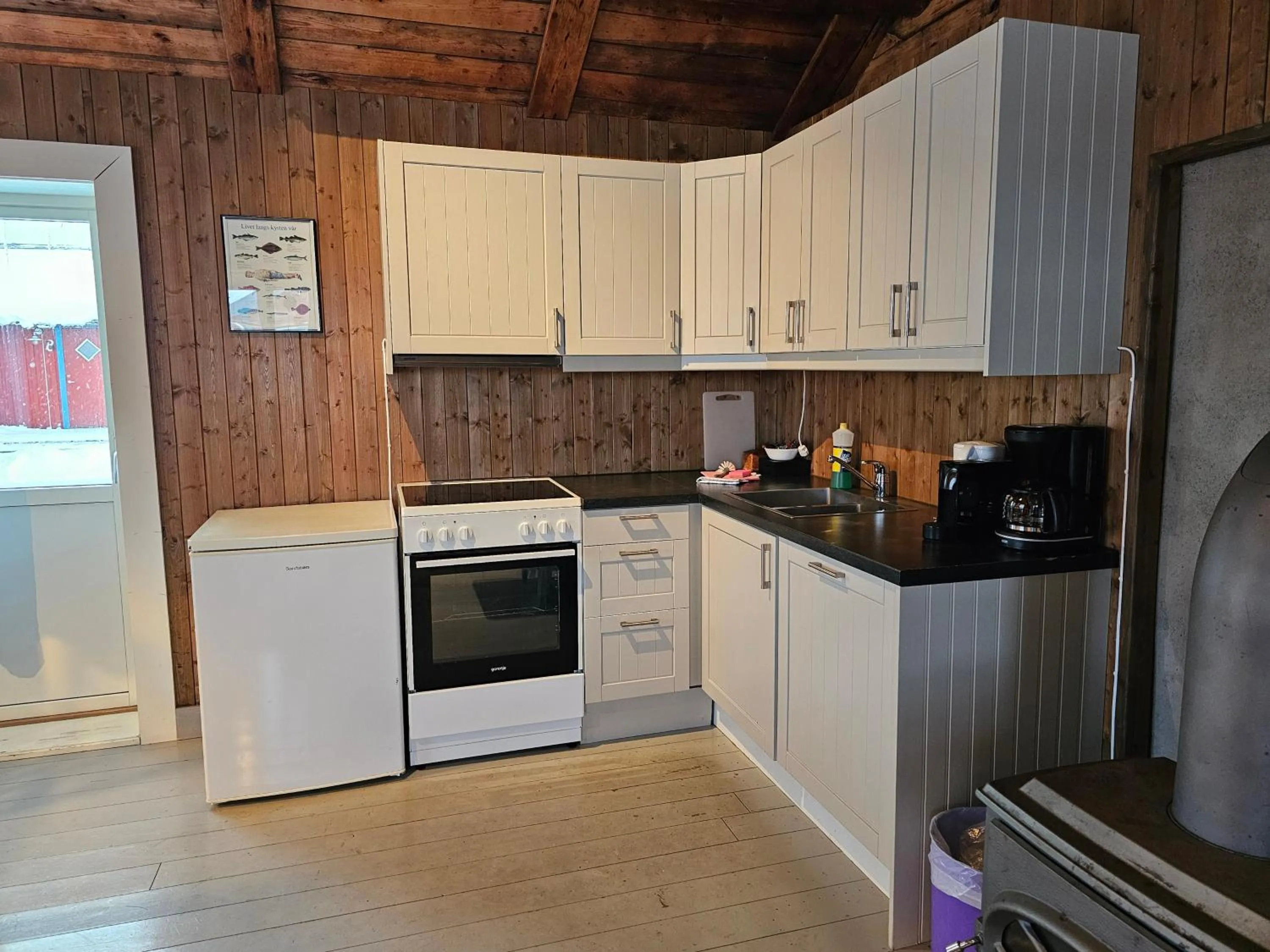 Coffee/tea facilities in Å Rorbuer - by Classic Norway Hotels