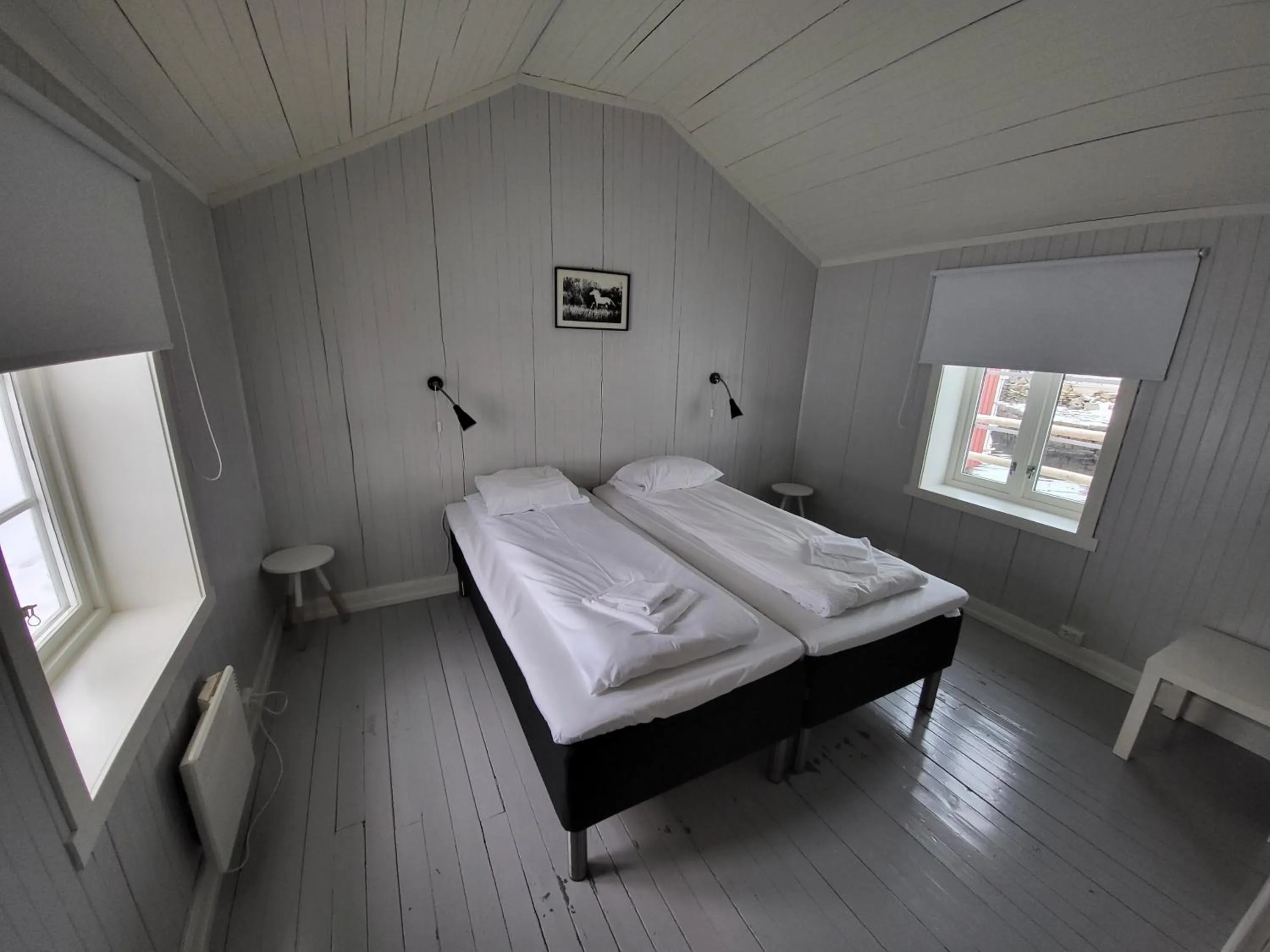 Bedroom, Bed in Å Rorbuer - by Classic Norway Hotels