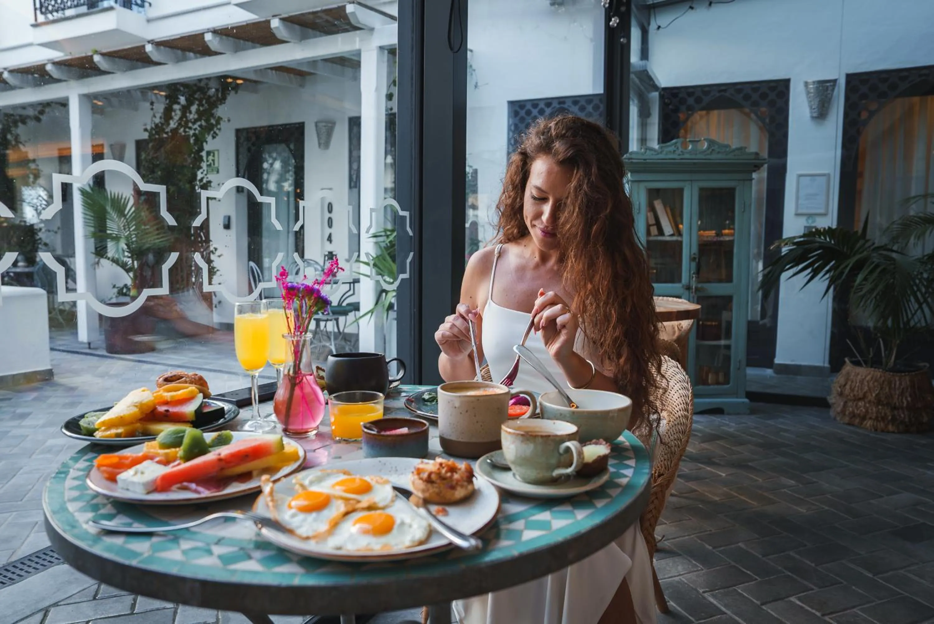 Buffet breakfast in La Residencia Puerto Hotel & Spa