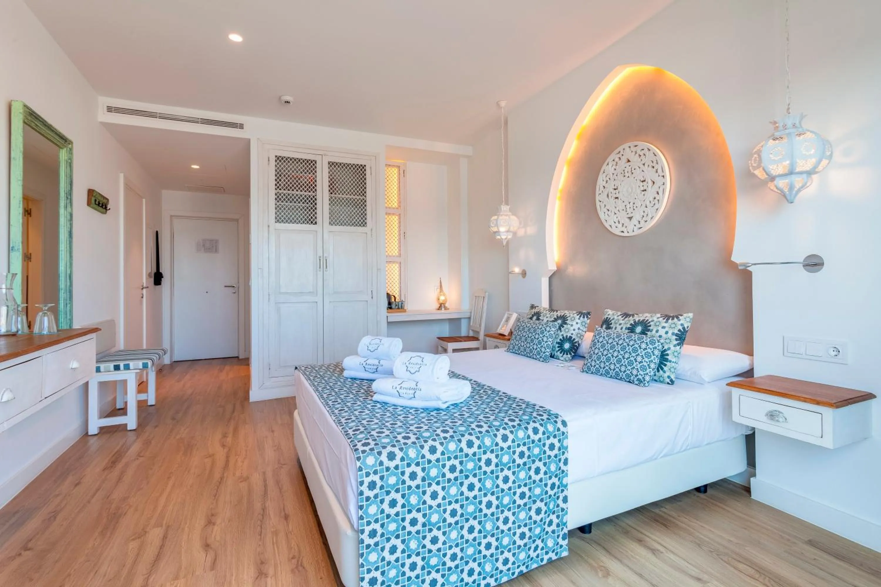 Bed in La Residencia Puerto Hotel & Spa