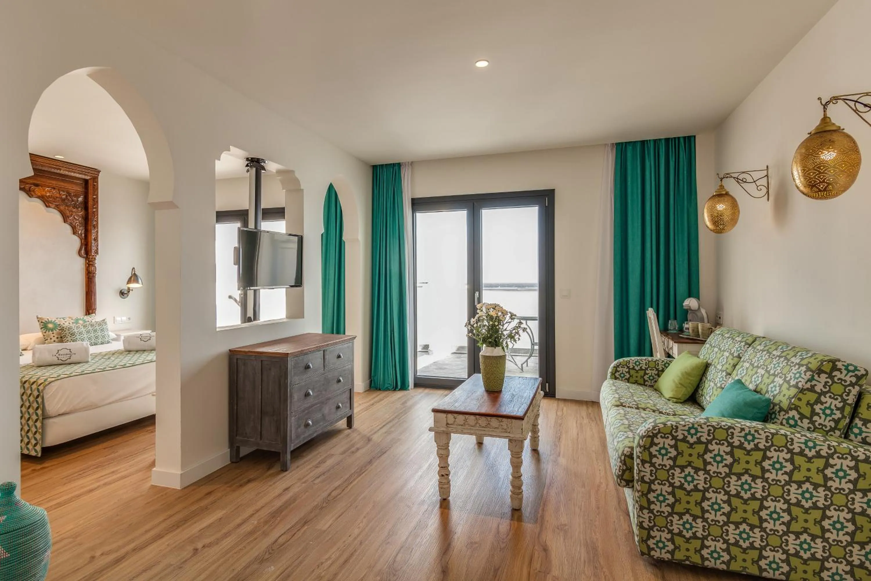 TV and multimedia, Bed in La Residencia Puerto Hotel & Spa