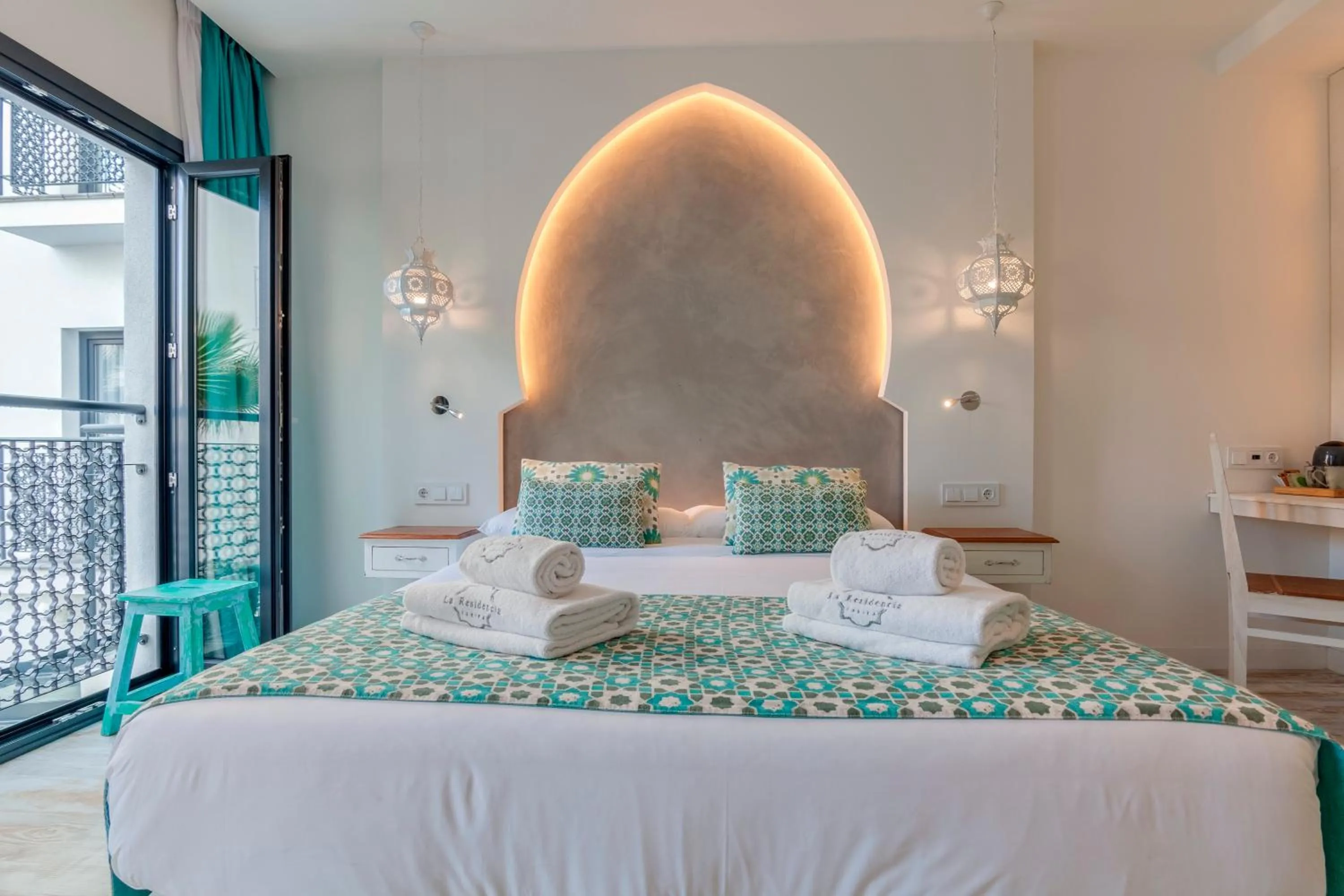 Bed in La Residencia Puerto Hotel & Spa