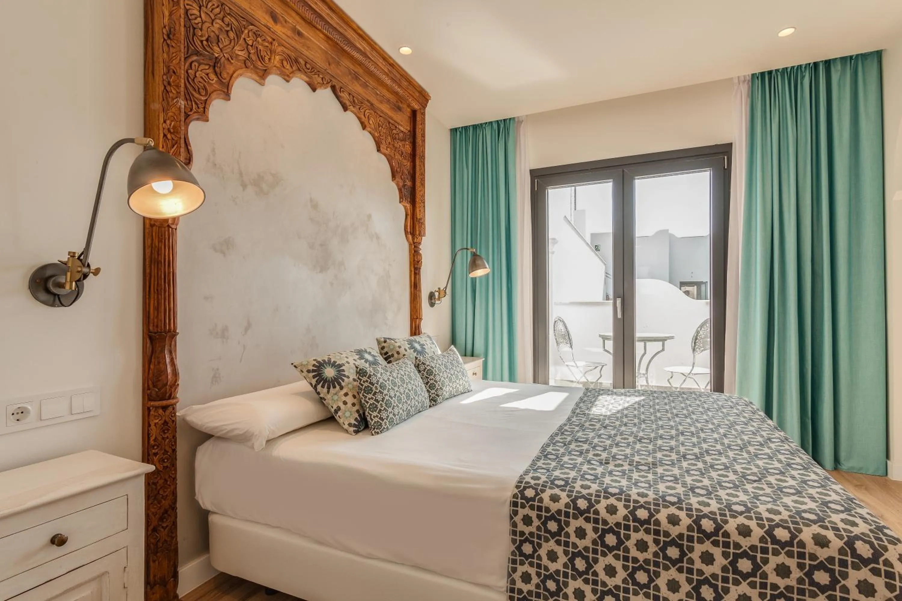 Bed in La Residencia Puerto Hotel & Spa