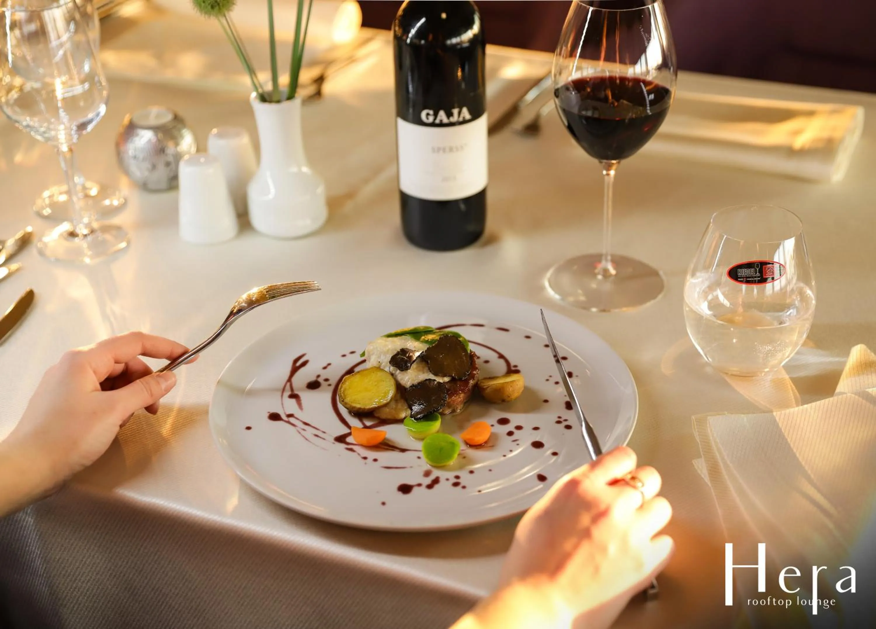 Lunch in Hotel Sirius