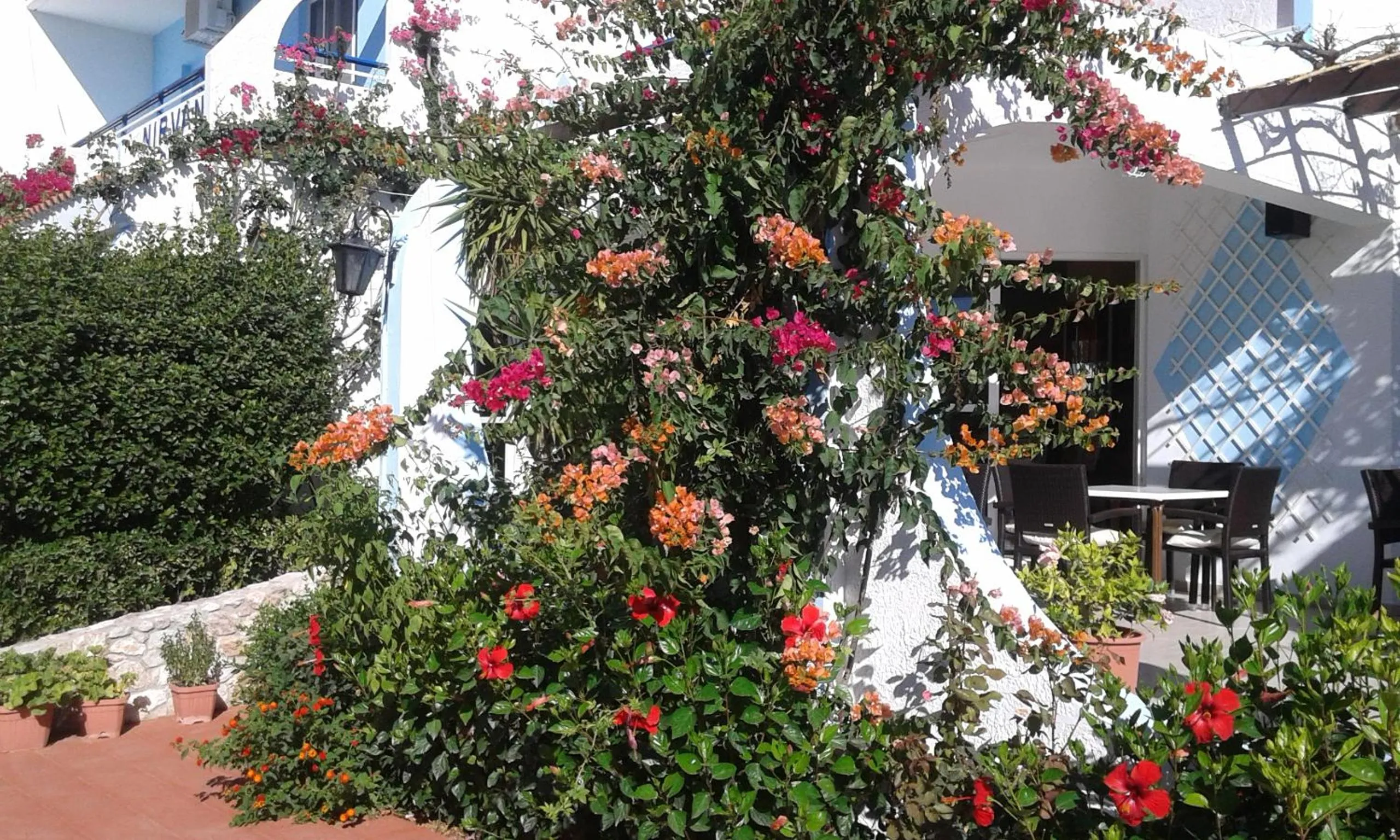 Decorative detail in Nirvana Beach Hotel