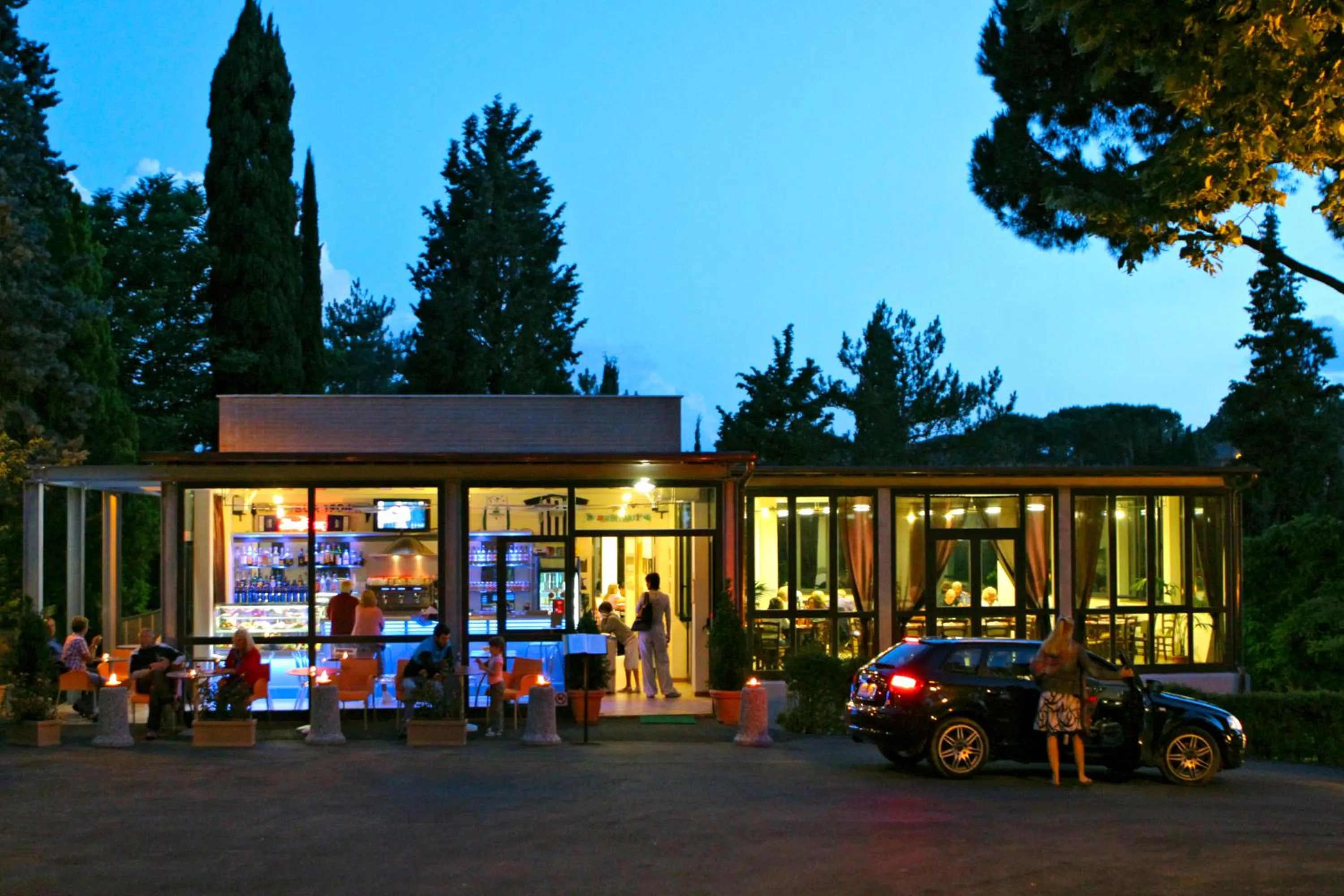 Facade/entrance in Camping Siena Colleverde