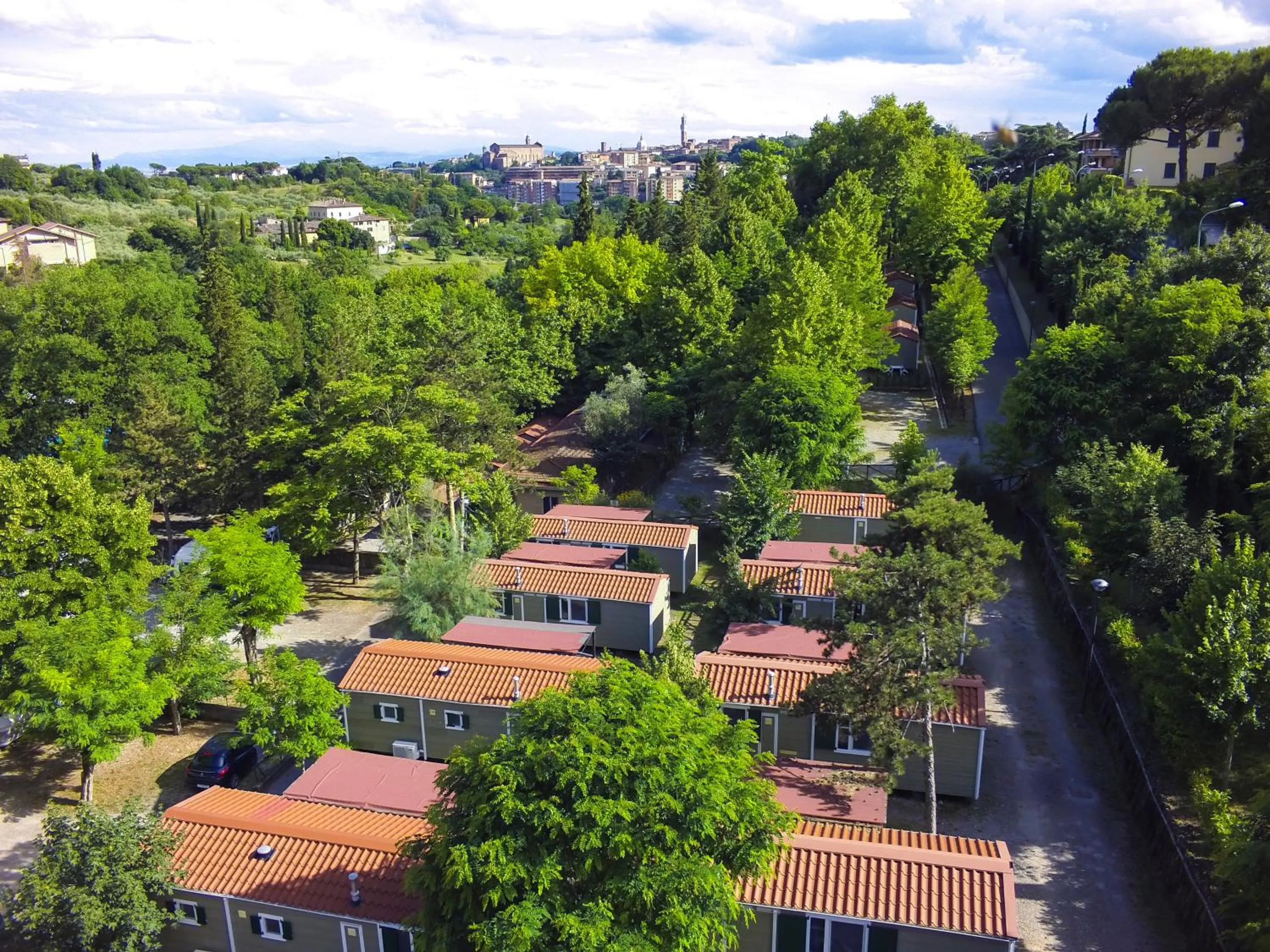 Facade/entrance in Camping Siena Colleverde