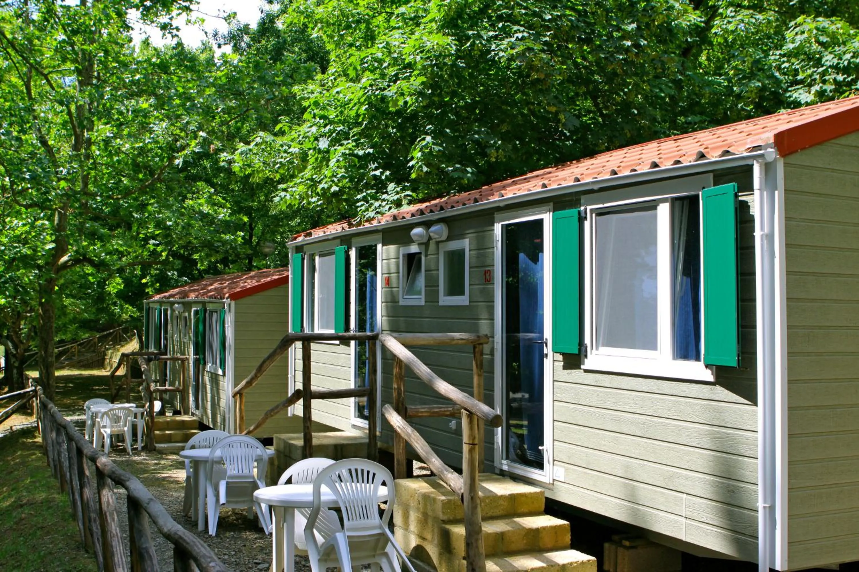 Facade/entrance in Camping Siena Colleverde