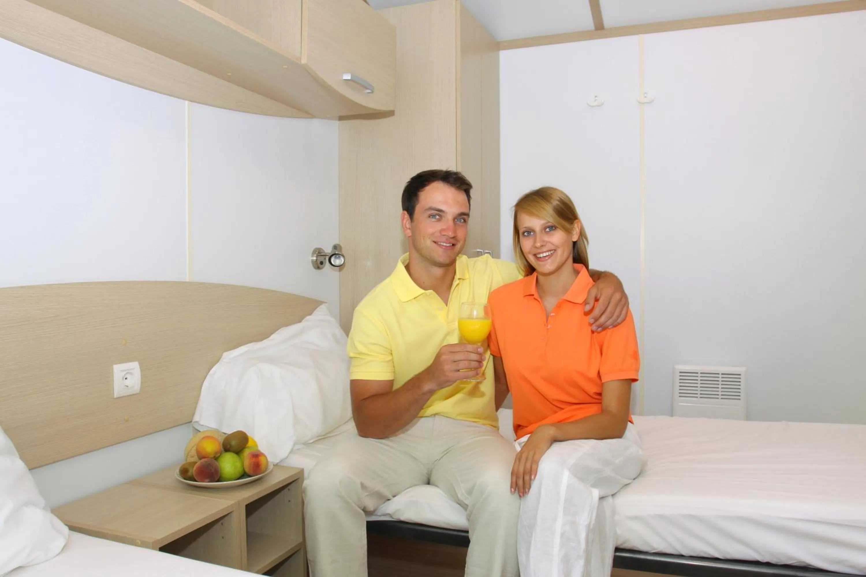 Bed in Camping Siena Colleverde