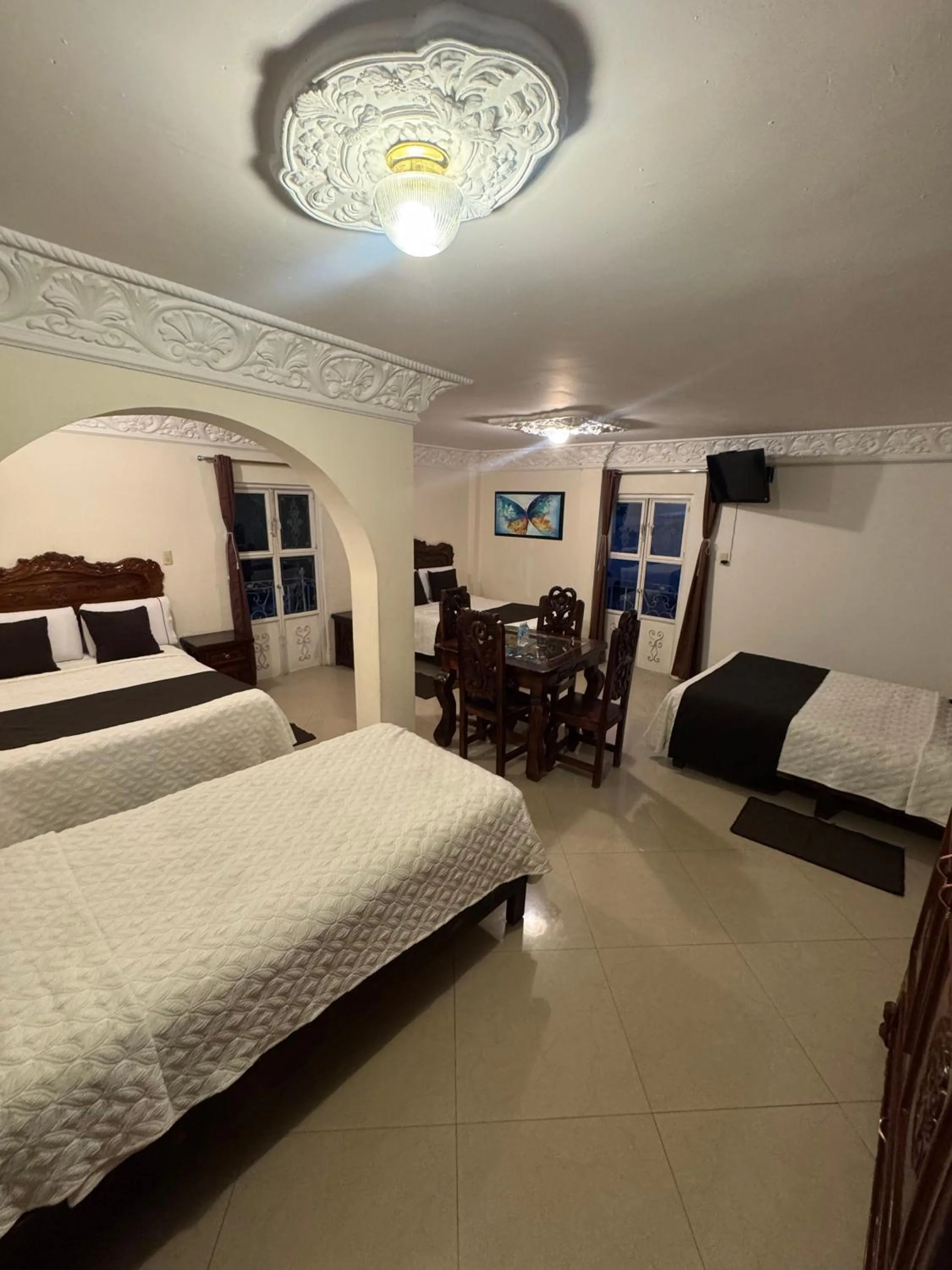 Bed in Hotel Royal Puebla