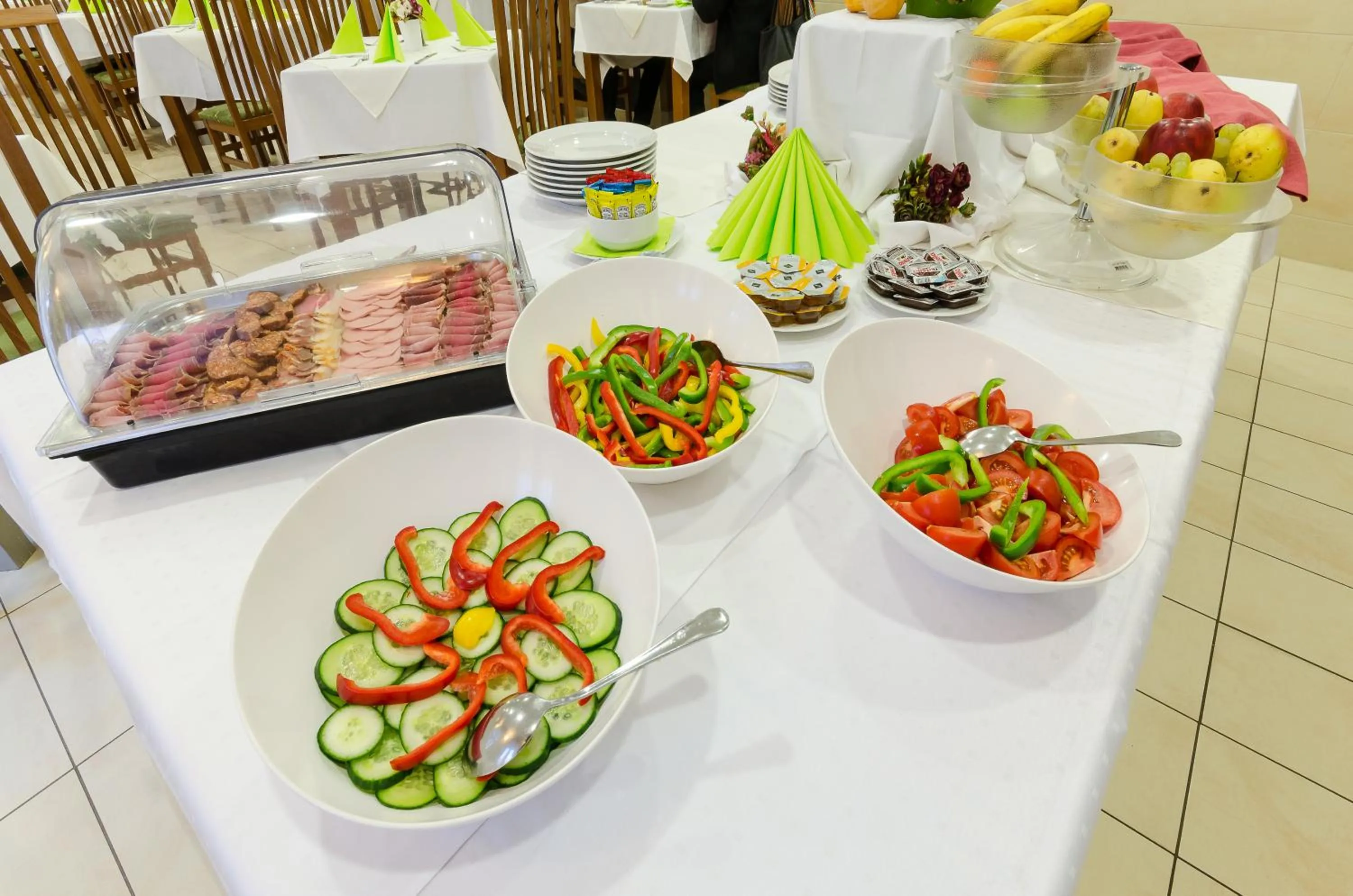 Buffet breakfast in Hotel Kelep