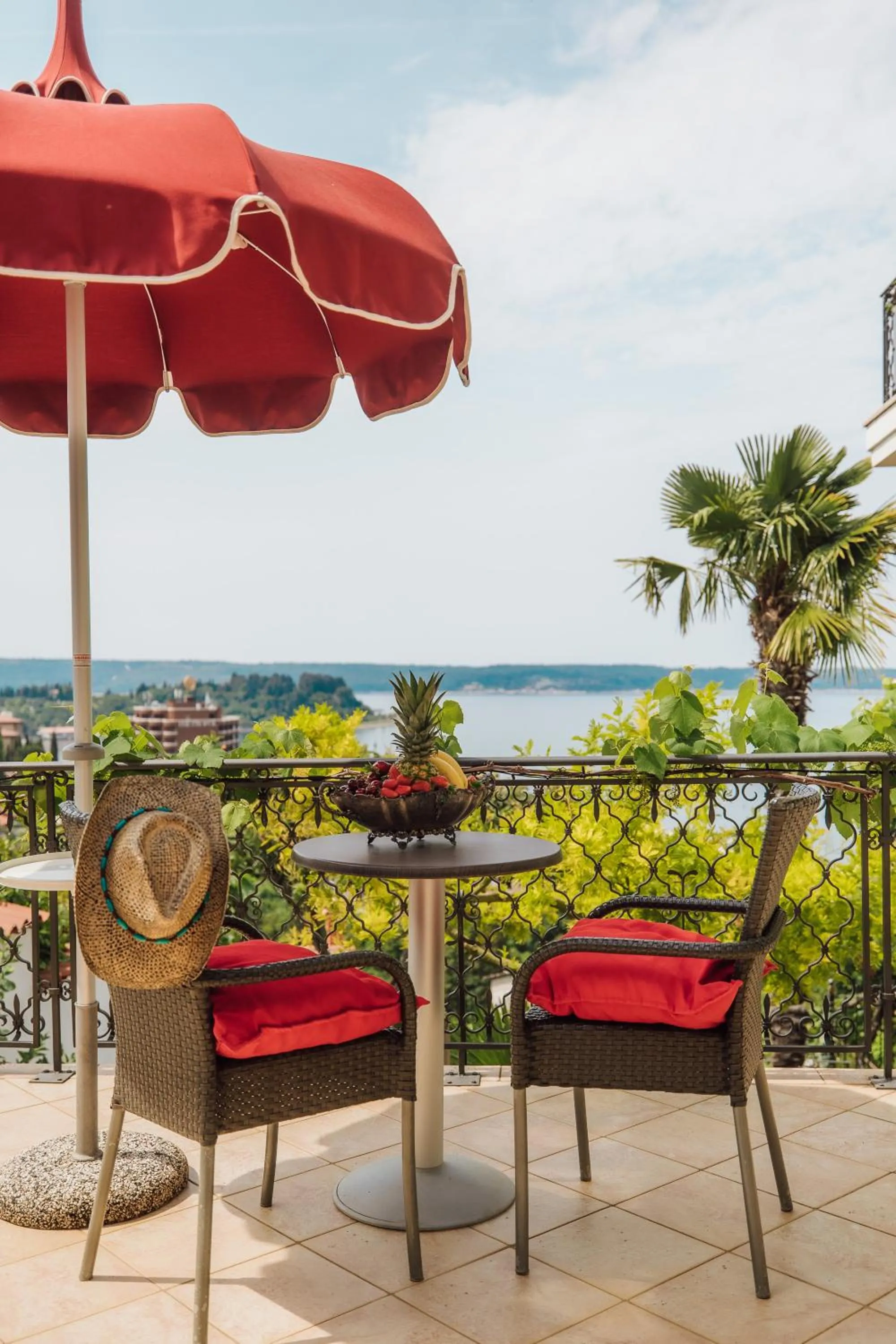 Patio in Villa Bellevue Portoroz-Portorose