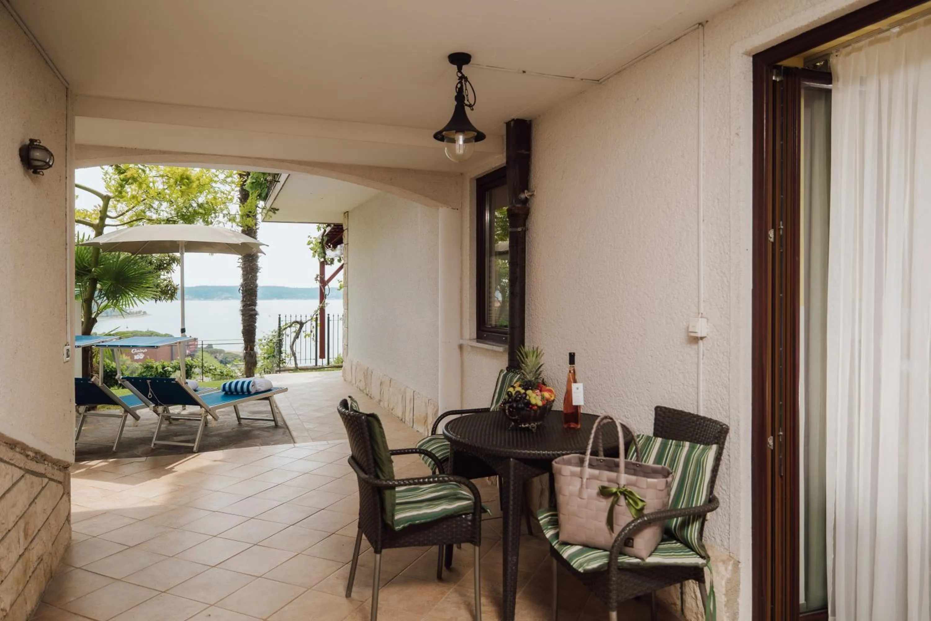 Patio in Villa Bellevue Portoroz-Portorose