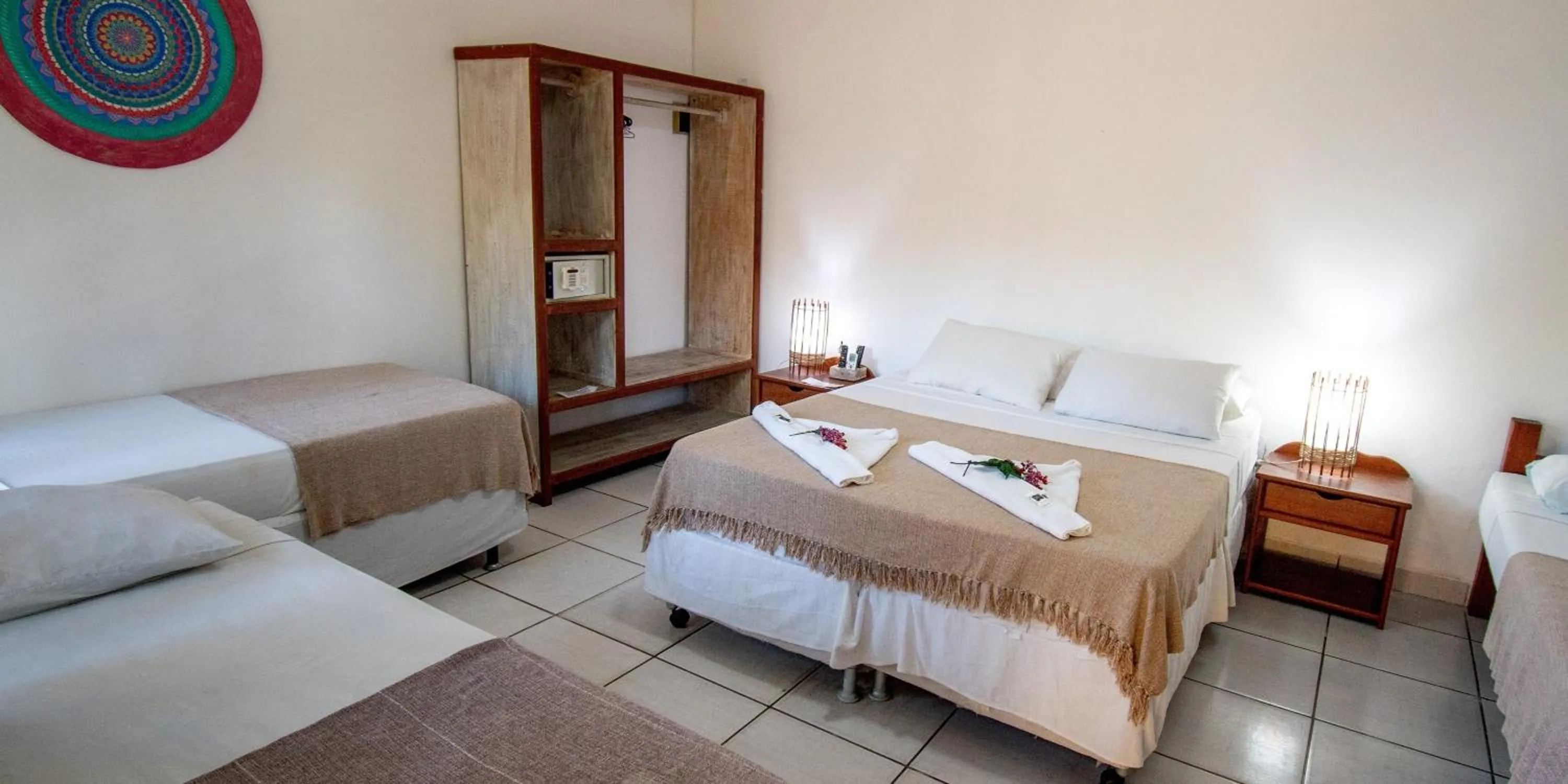 Bed in Pousada Arraial Candeia
