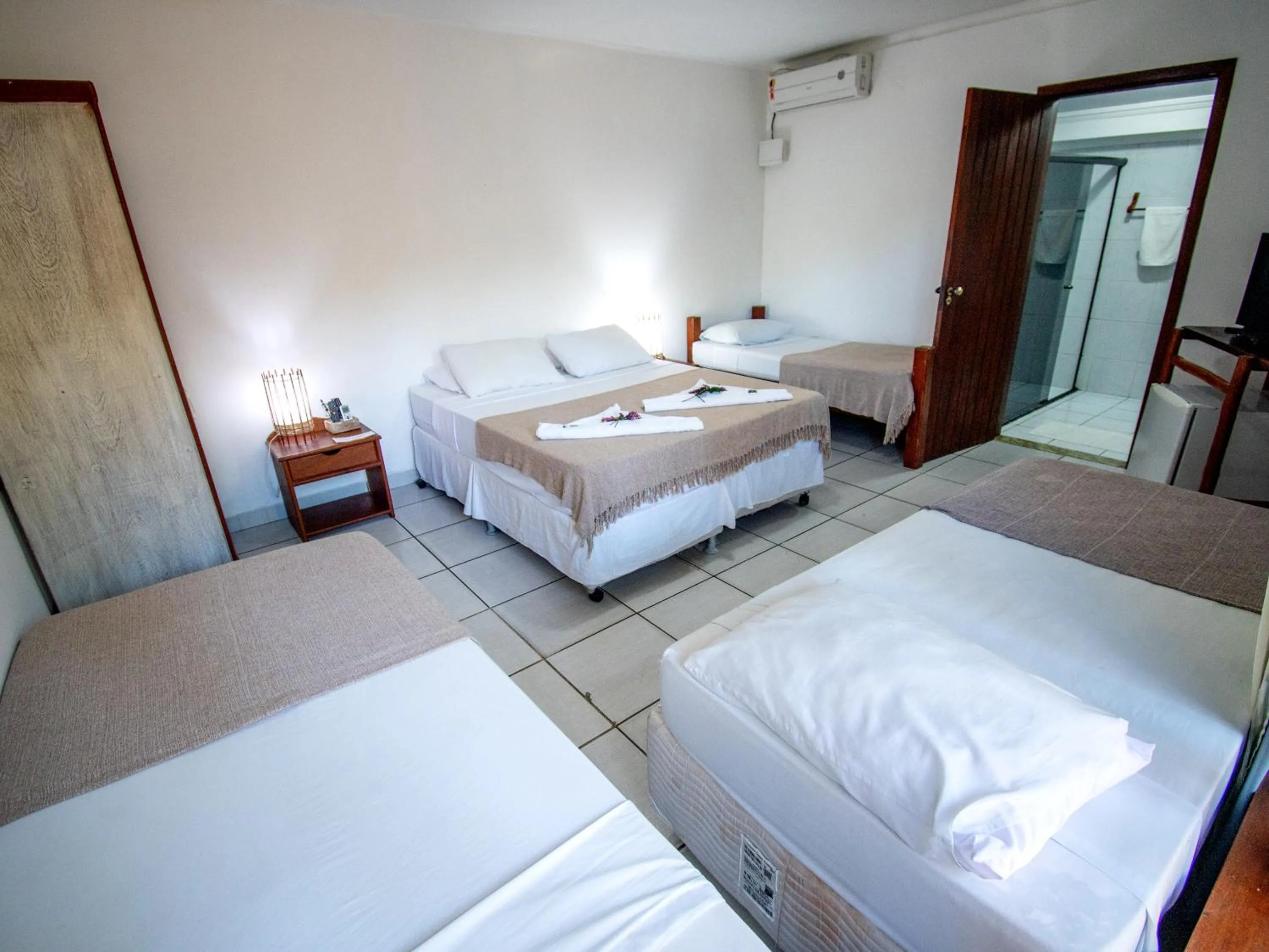 Bed in Pousada Arraial Candeia