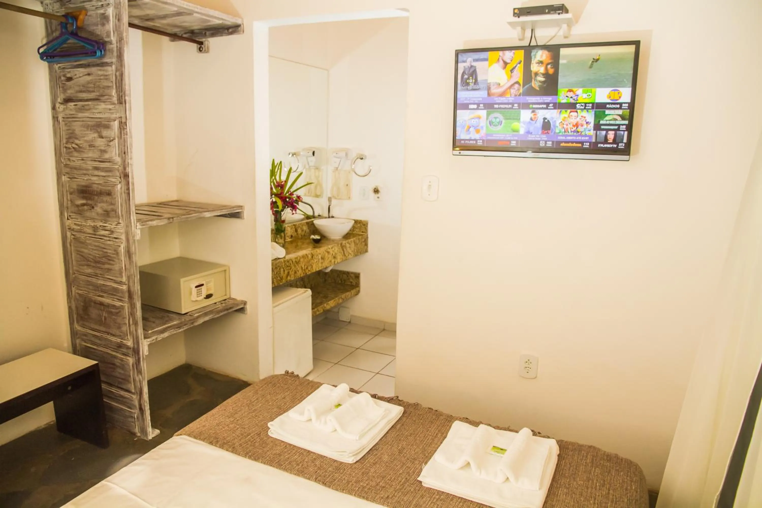 Bed in Pousada Arraial Candeia