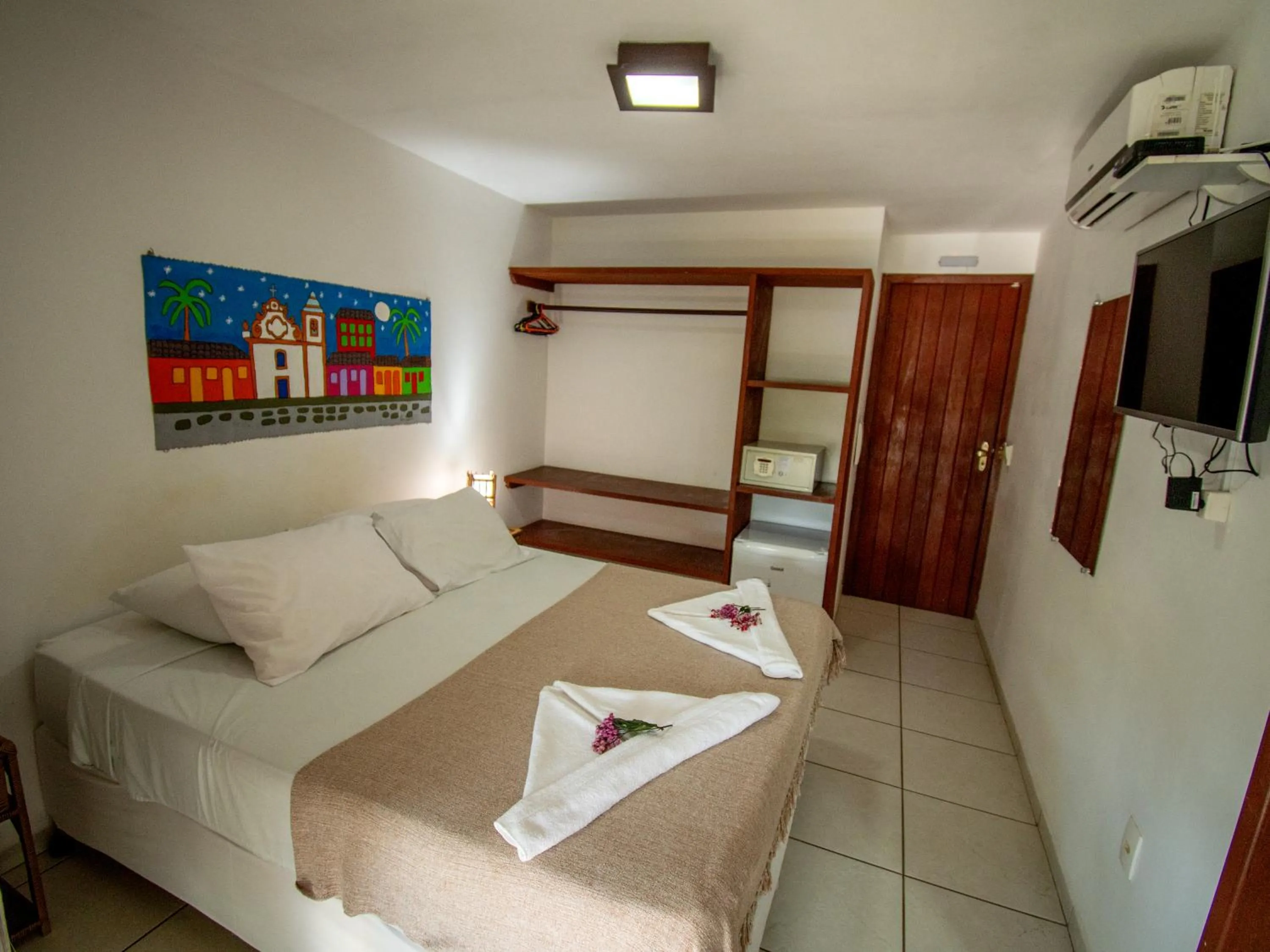 Bed in Pousada Arraial Candeia
