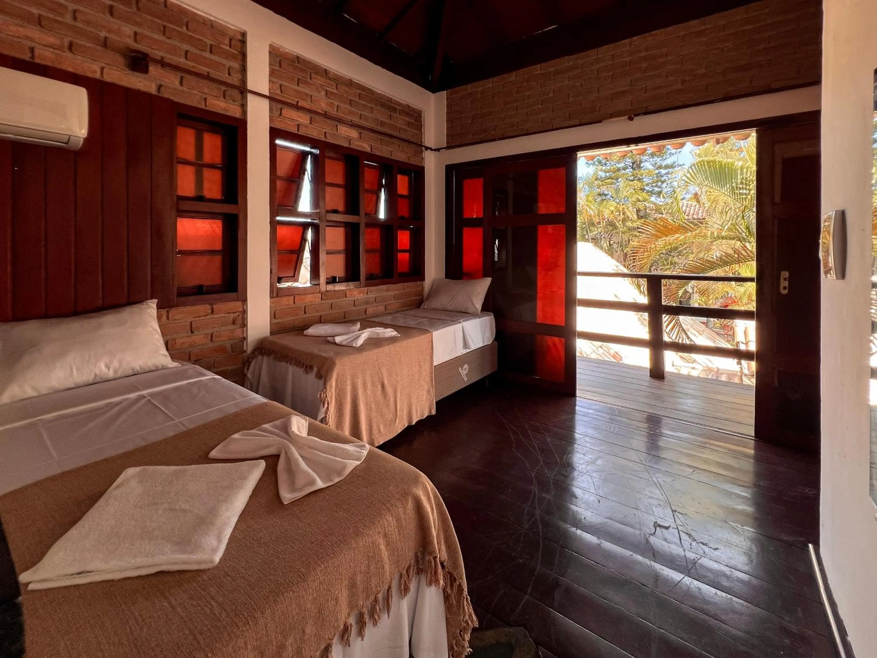 Bed in Pousada Arraial Candeia