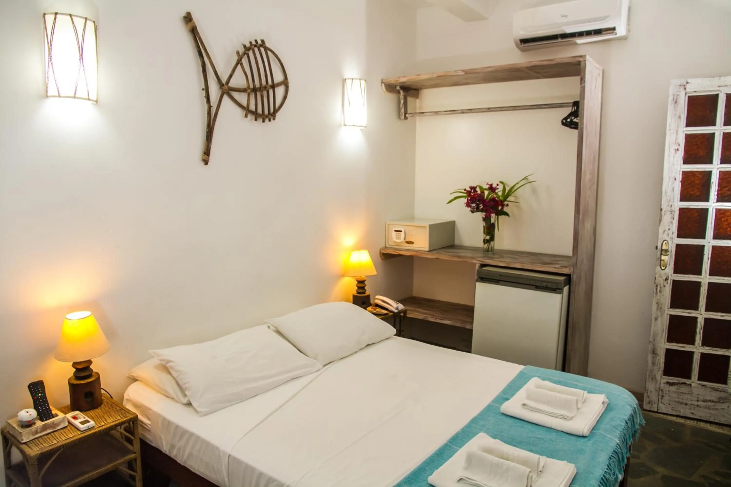 Bed in Pousada Arraial Candeia