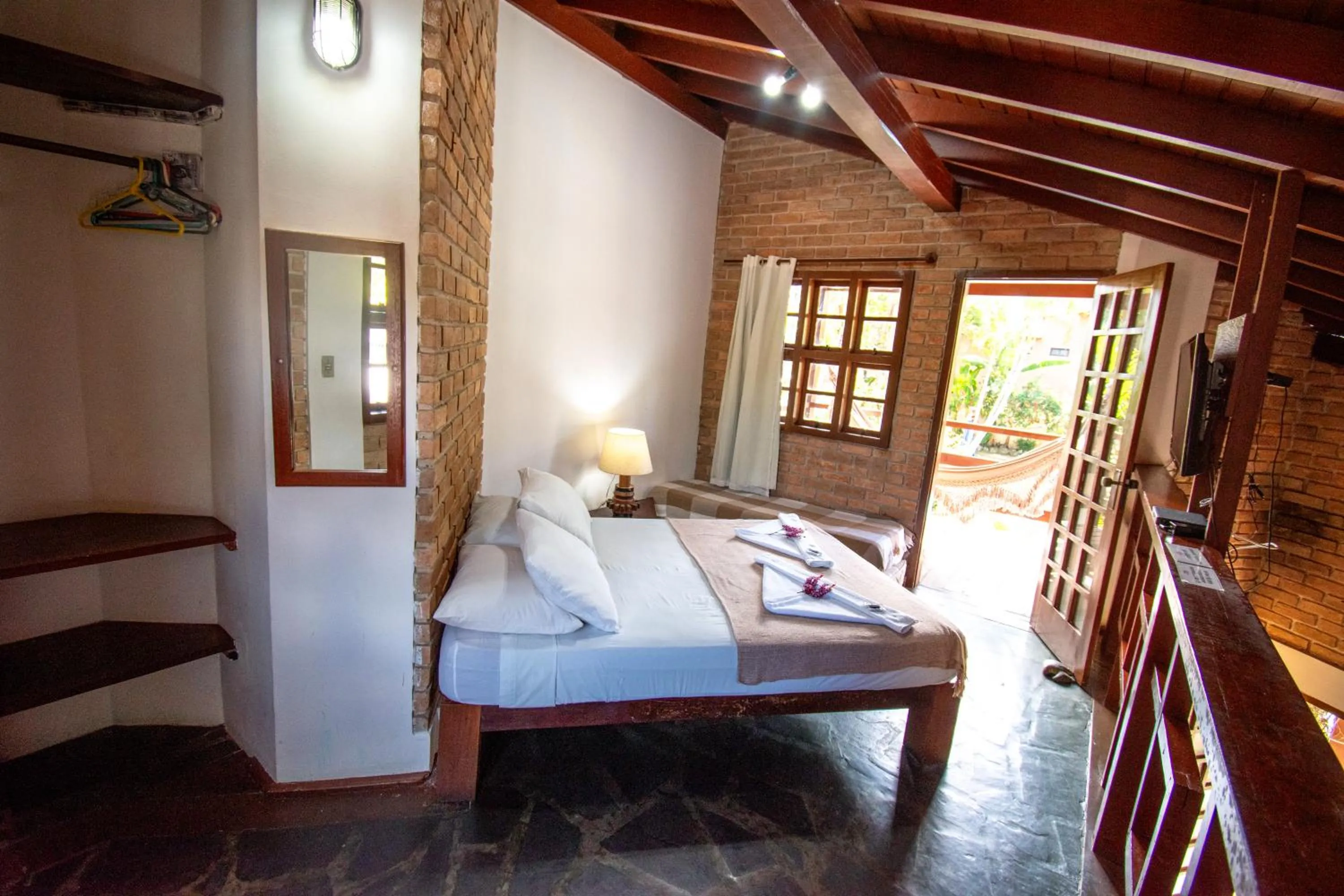 Bed in Pousada Arraial Candeia