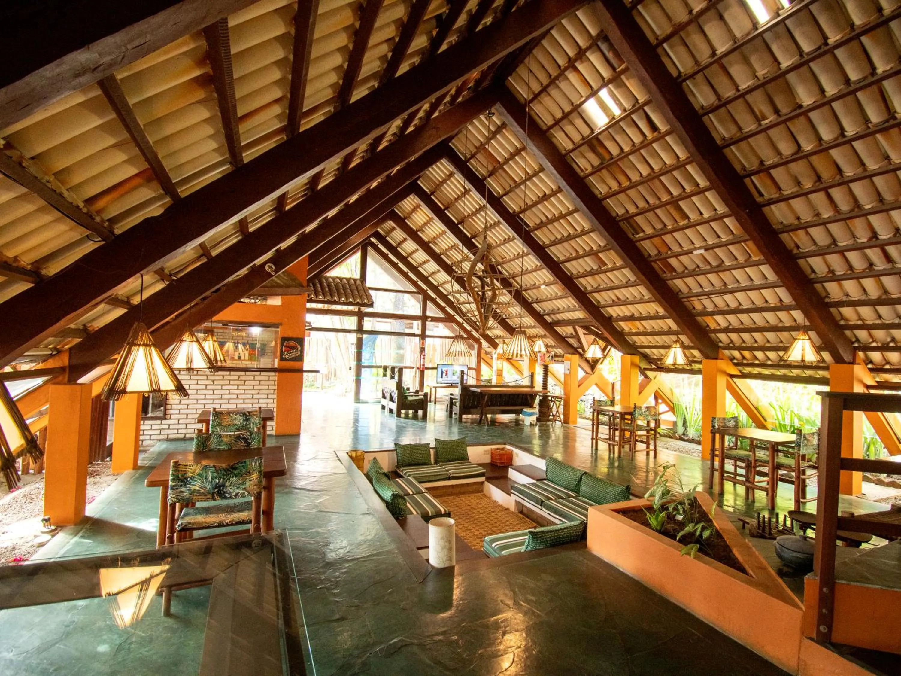 Seating area in Pousada Arraial Candeia