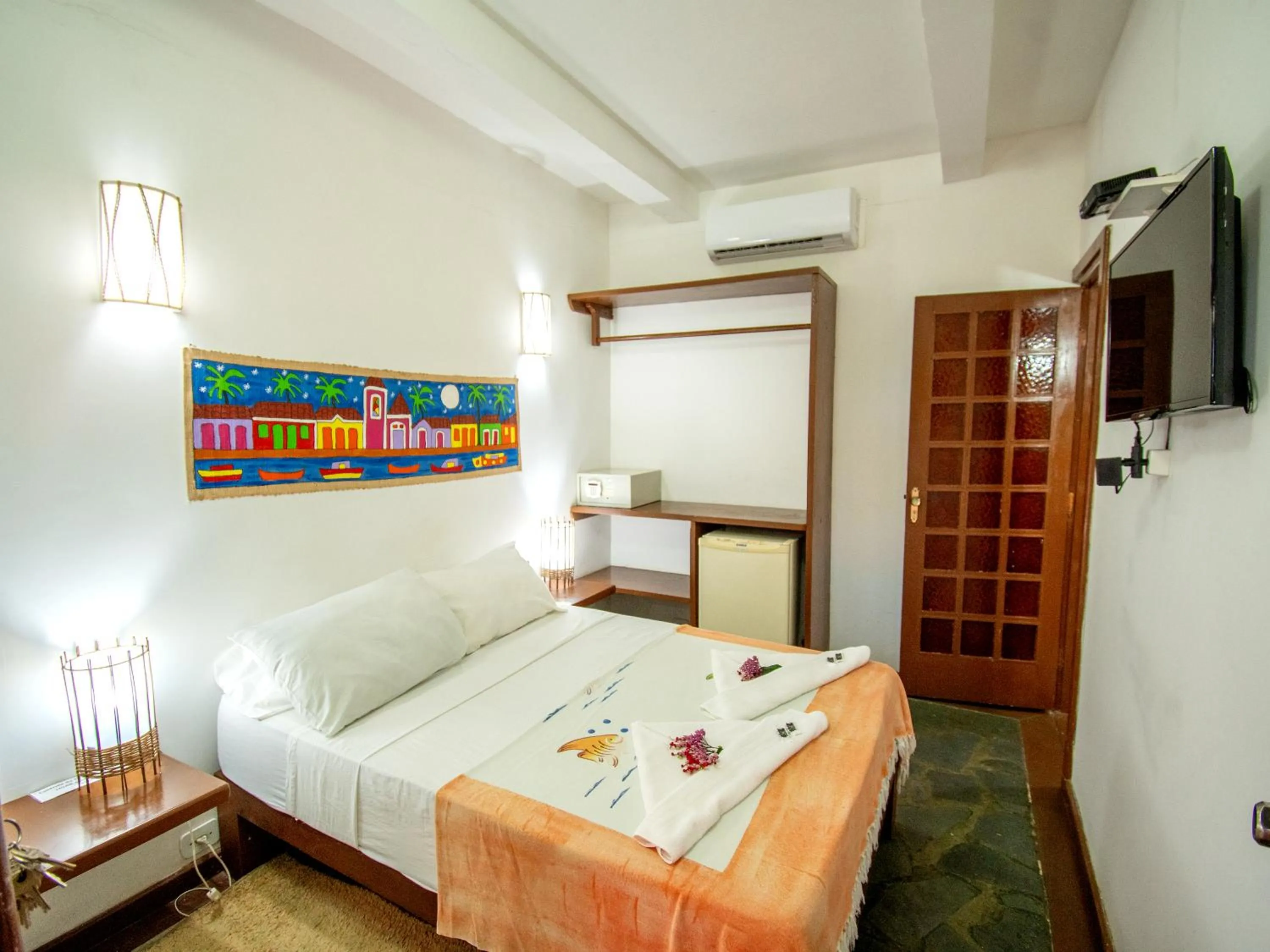 Bed in Pousada Arraial Candeia