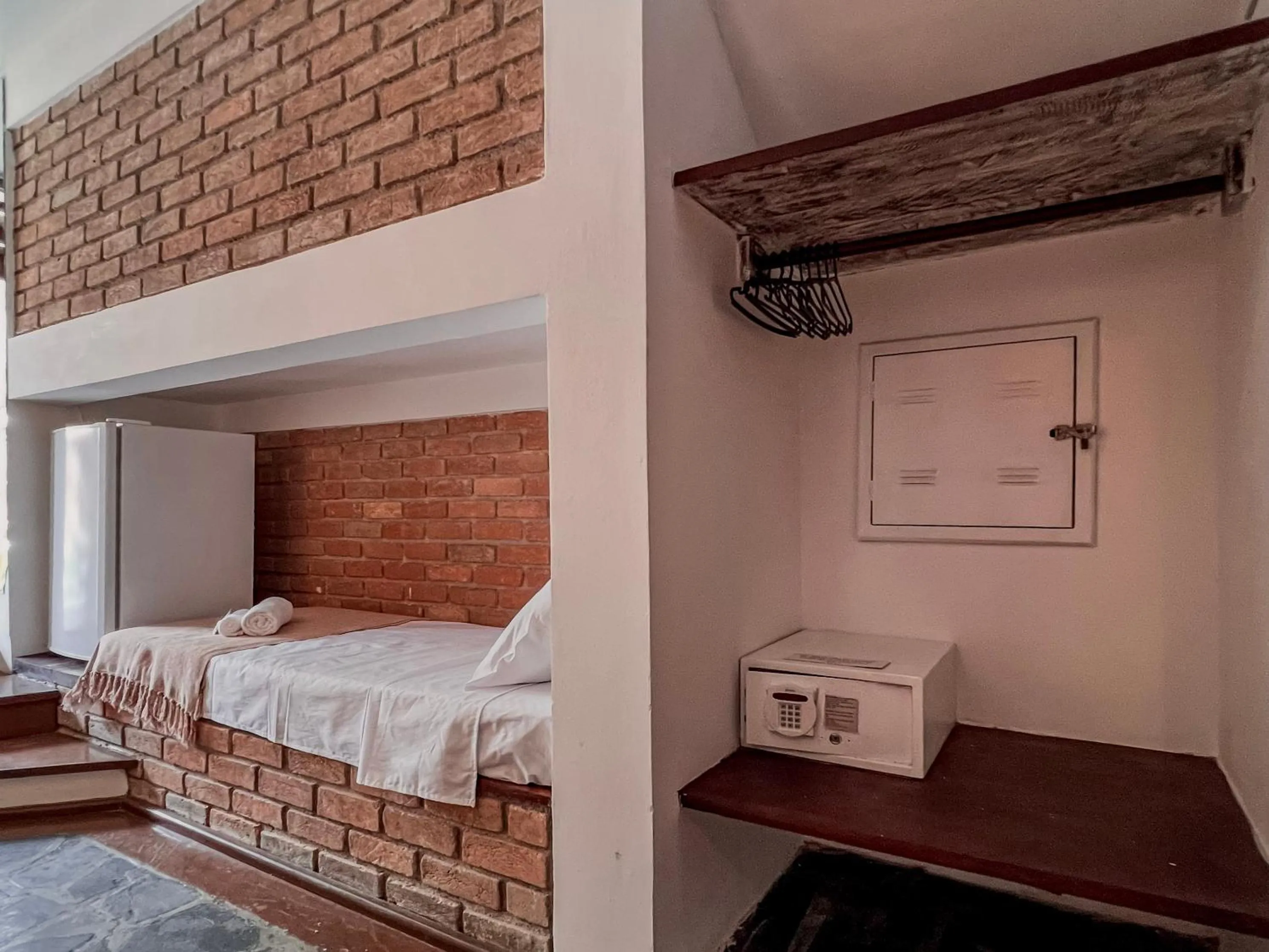 Bed in Pousada Arraial Candeia