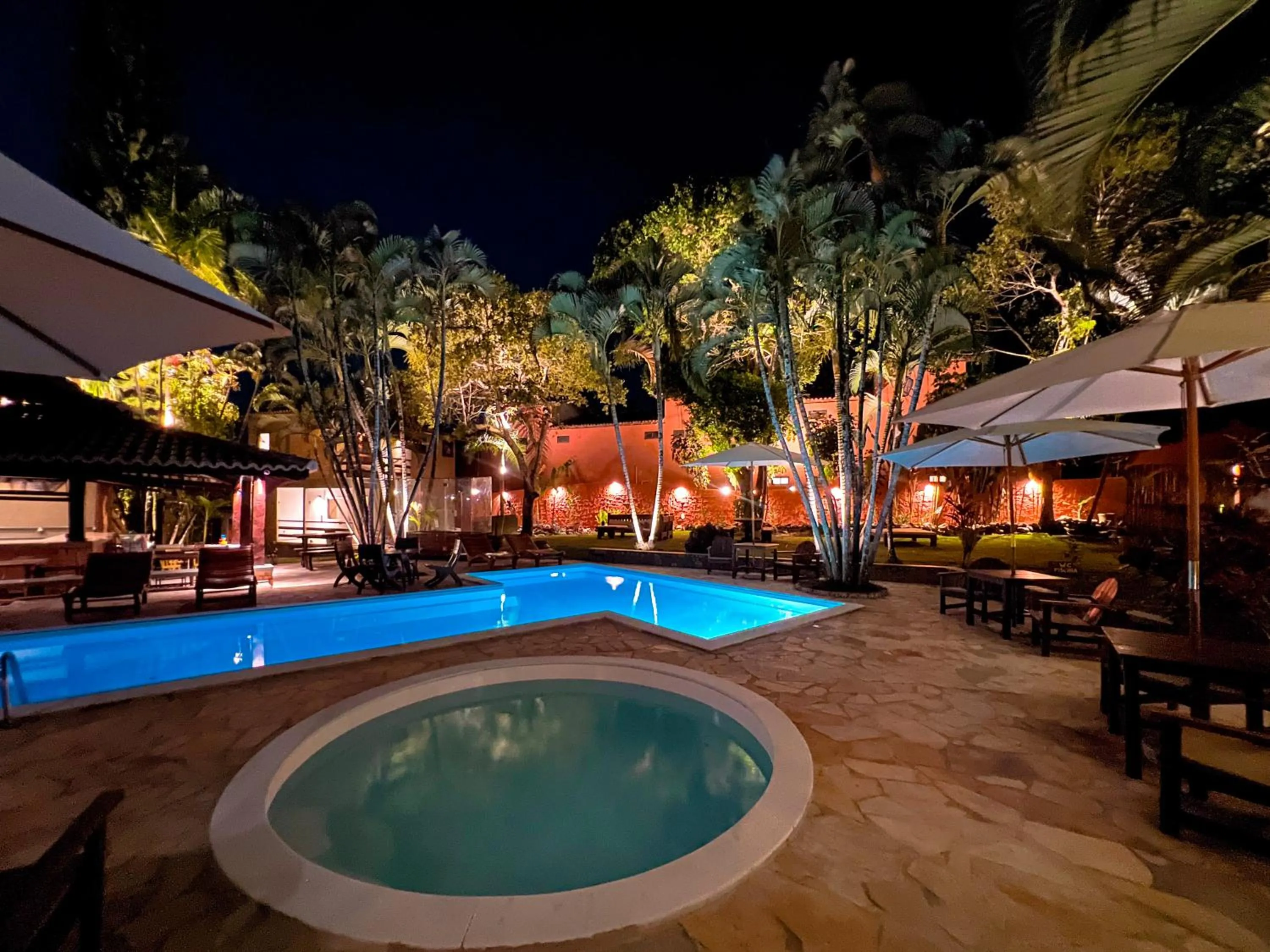 Swimming pool in Pousada Arraial Candeia