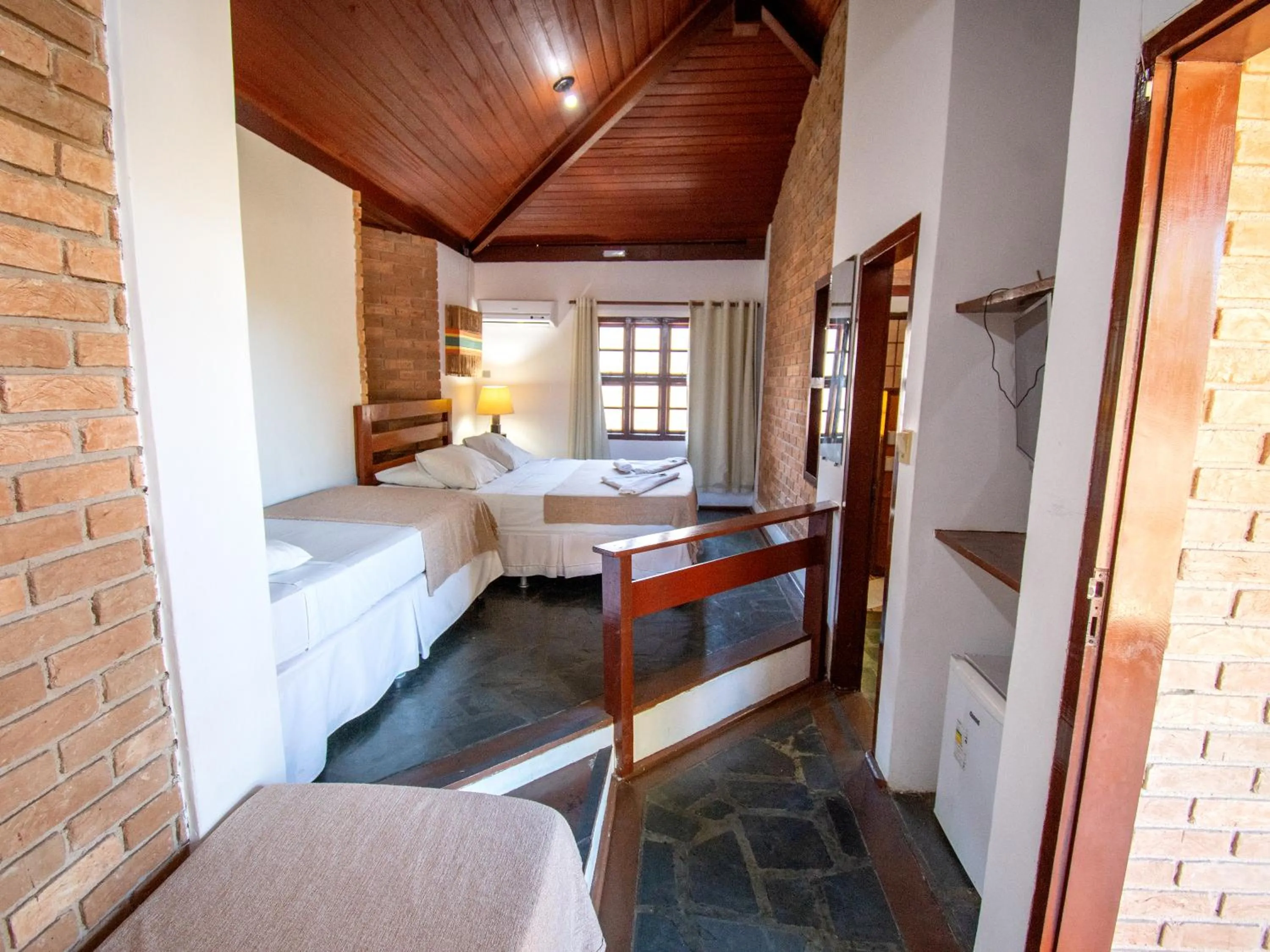 Bed in Pousada Arraial Candeia