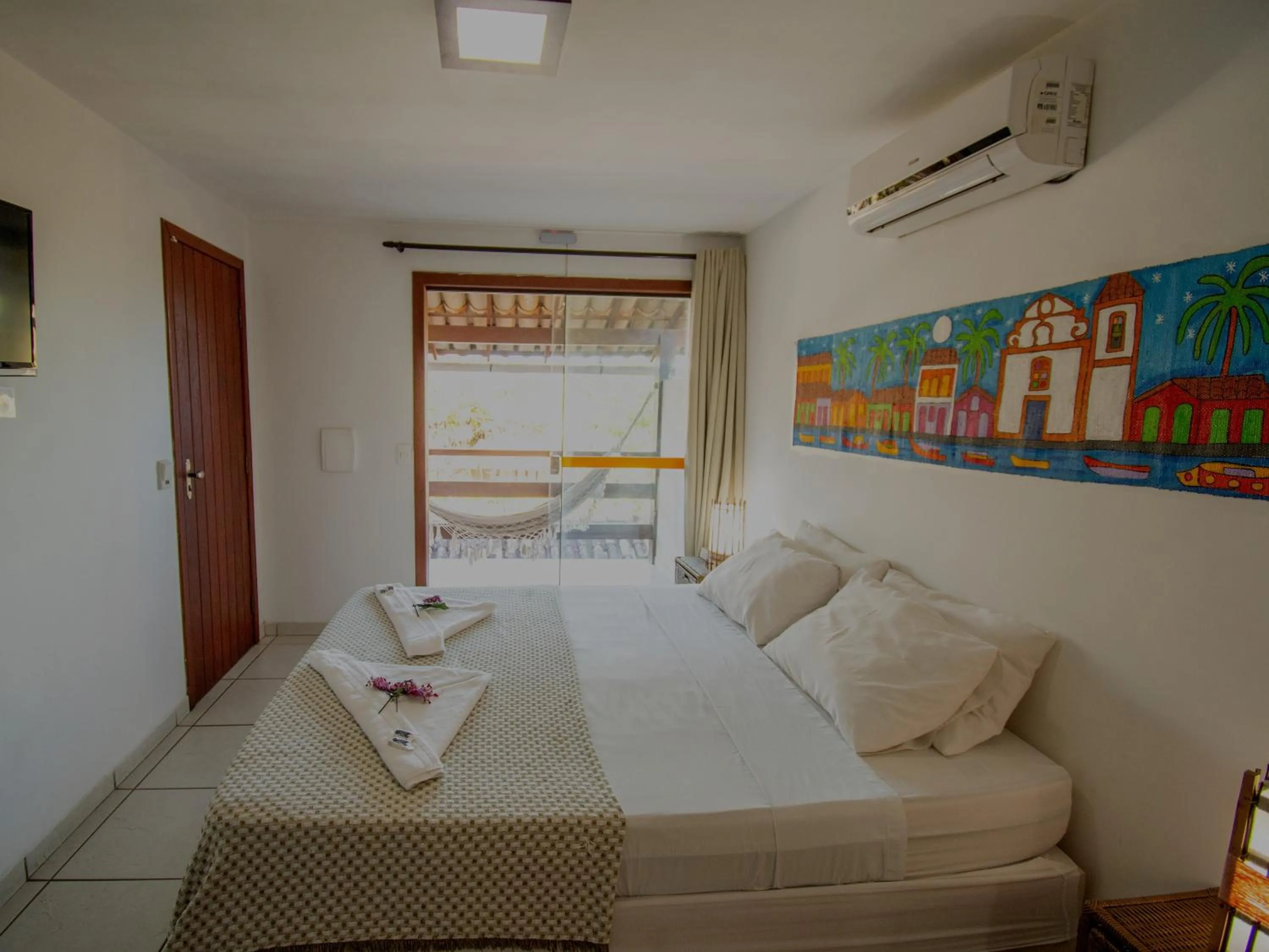 Bed in Pousada Arraial Candeia