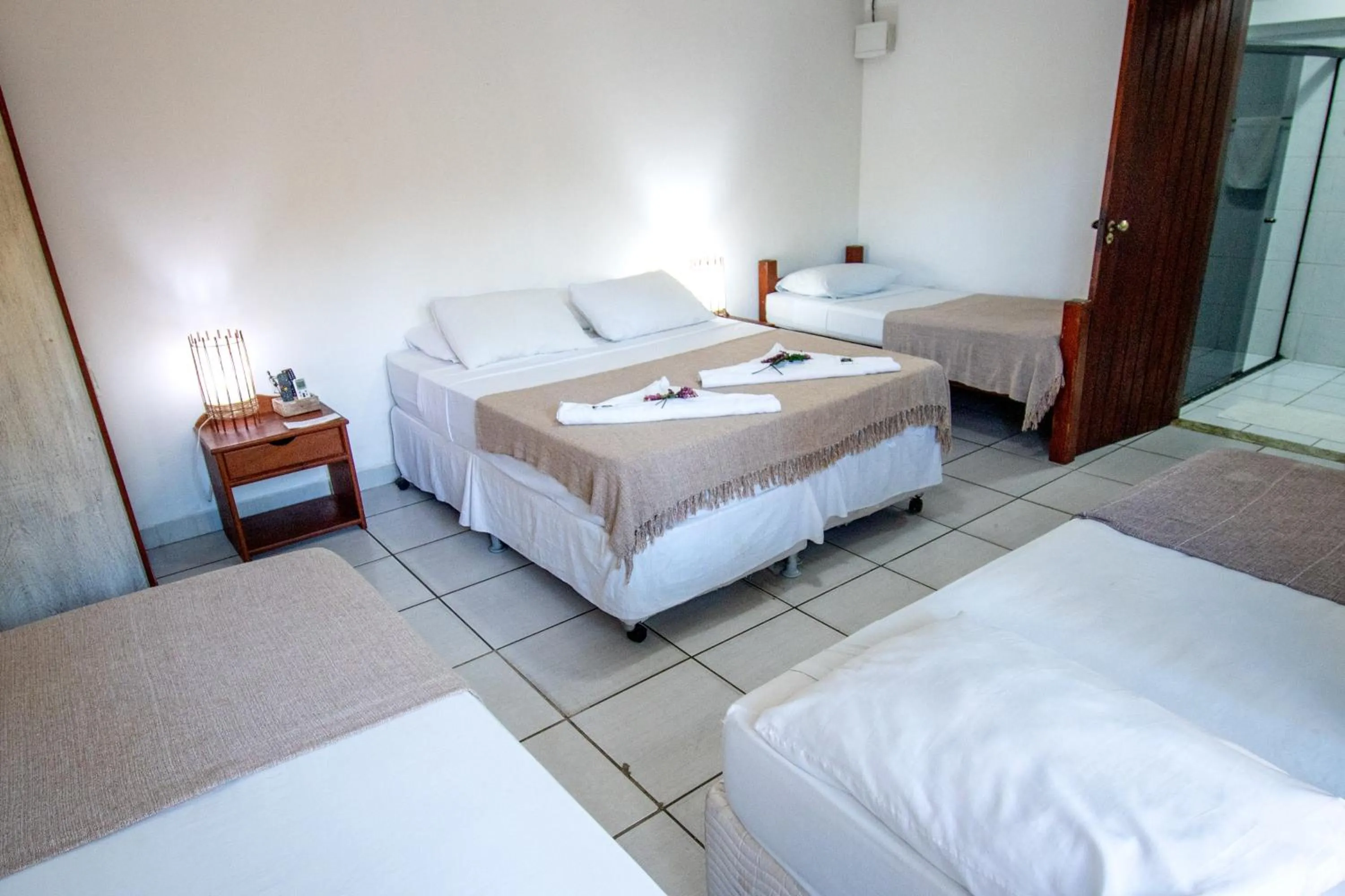 Bed in Pousada Arraial Candeia