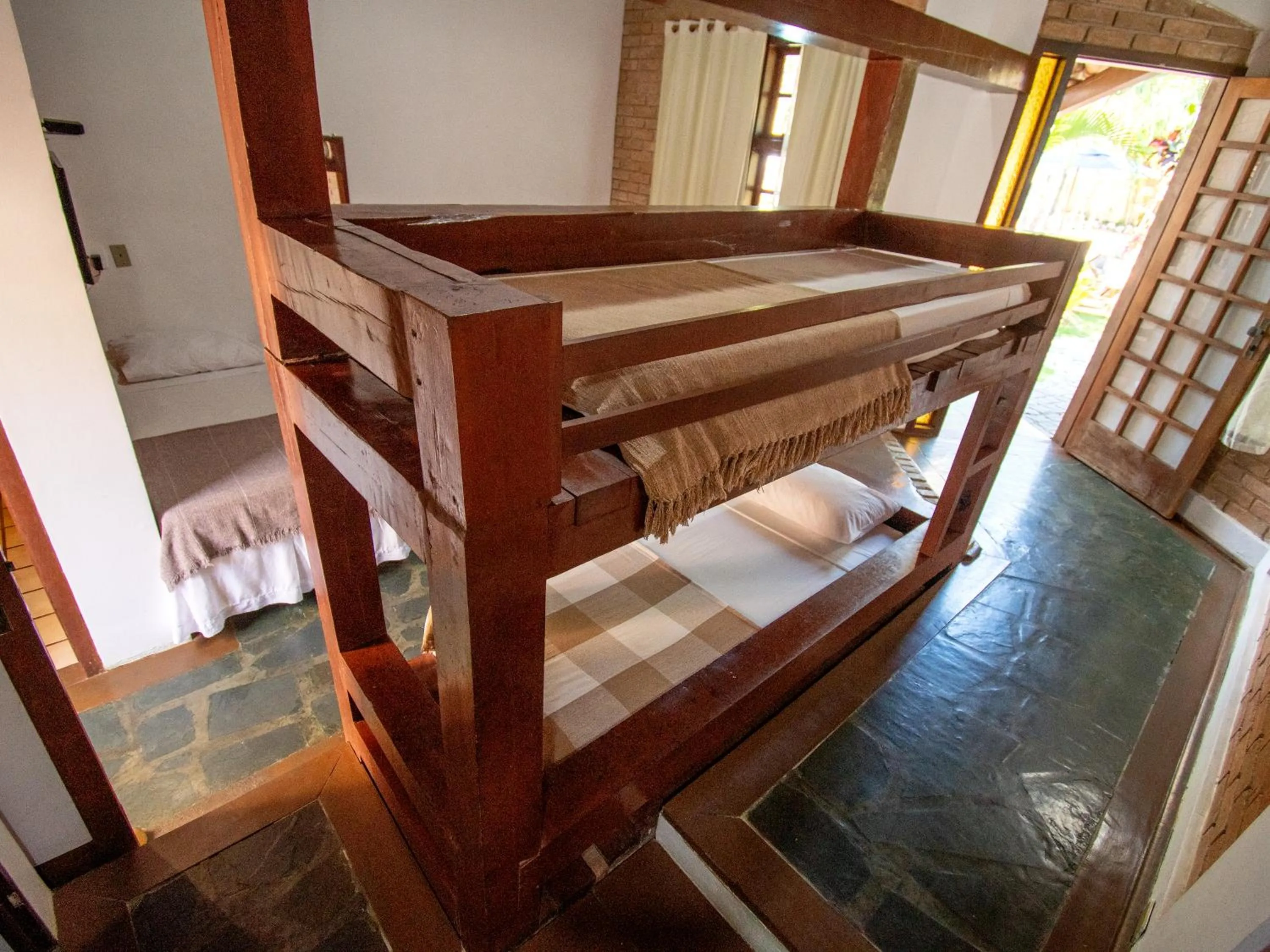 Bed in Pousada Arraial Candeia