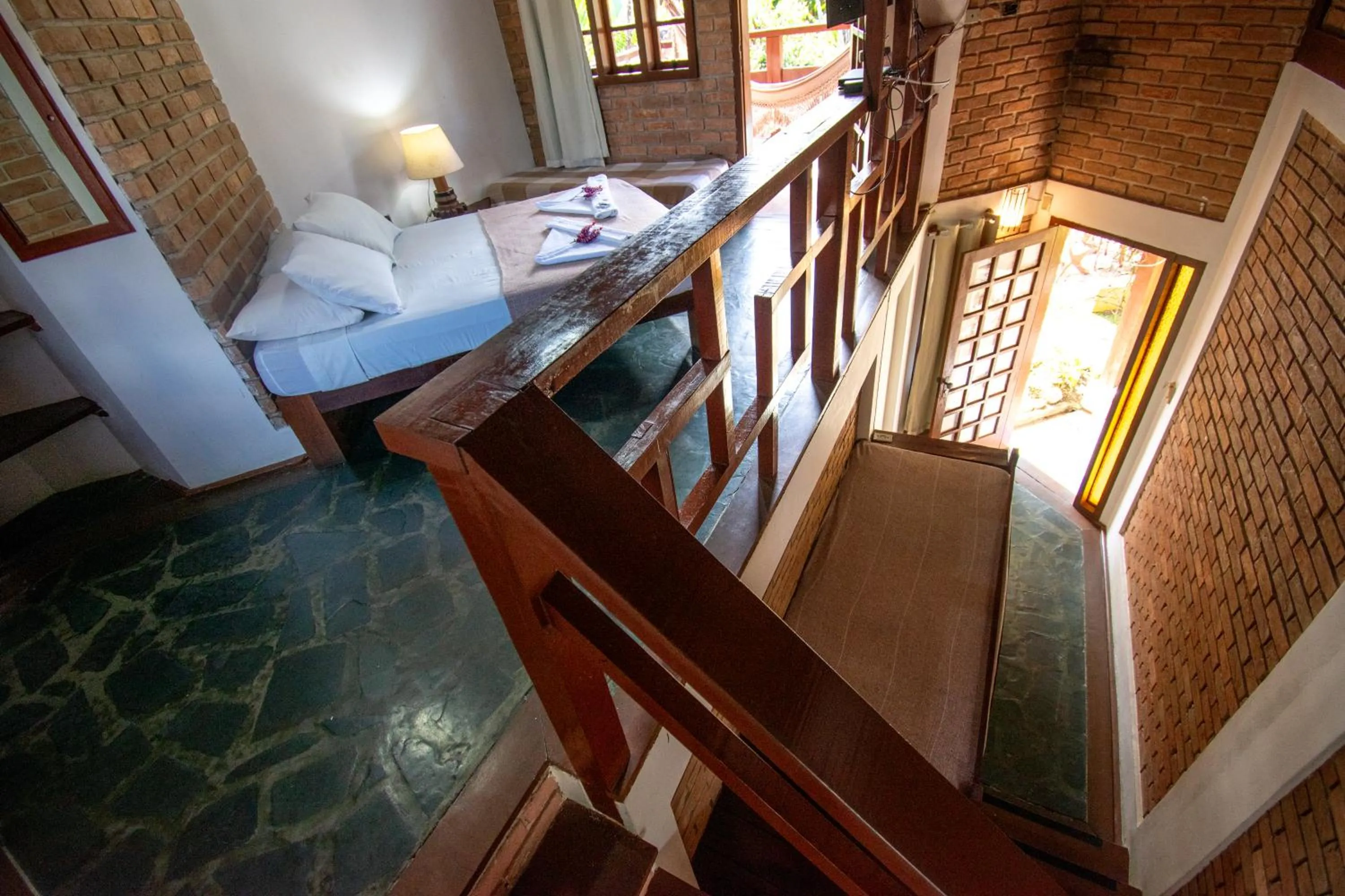 Bed in Pousada Arraial Candeia