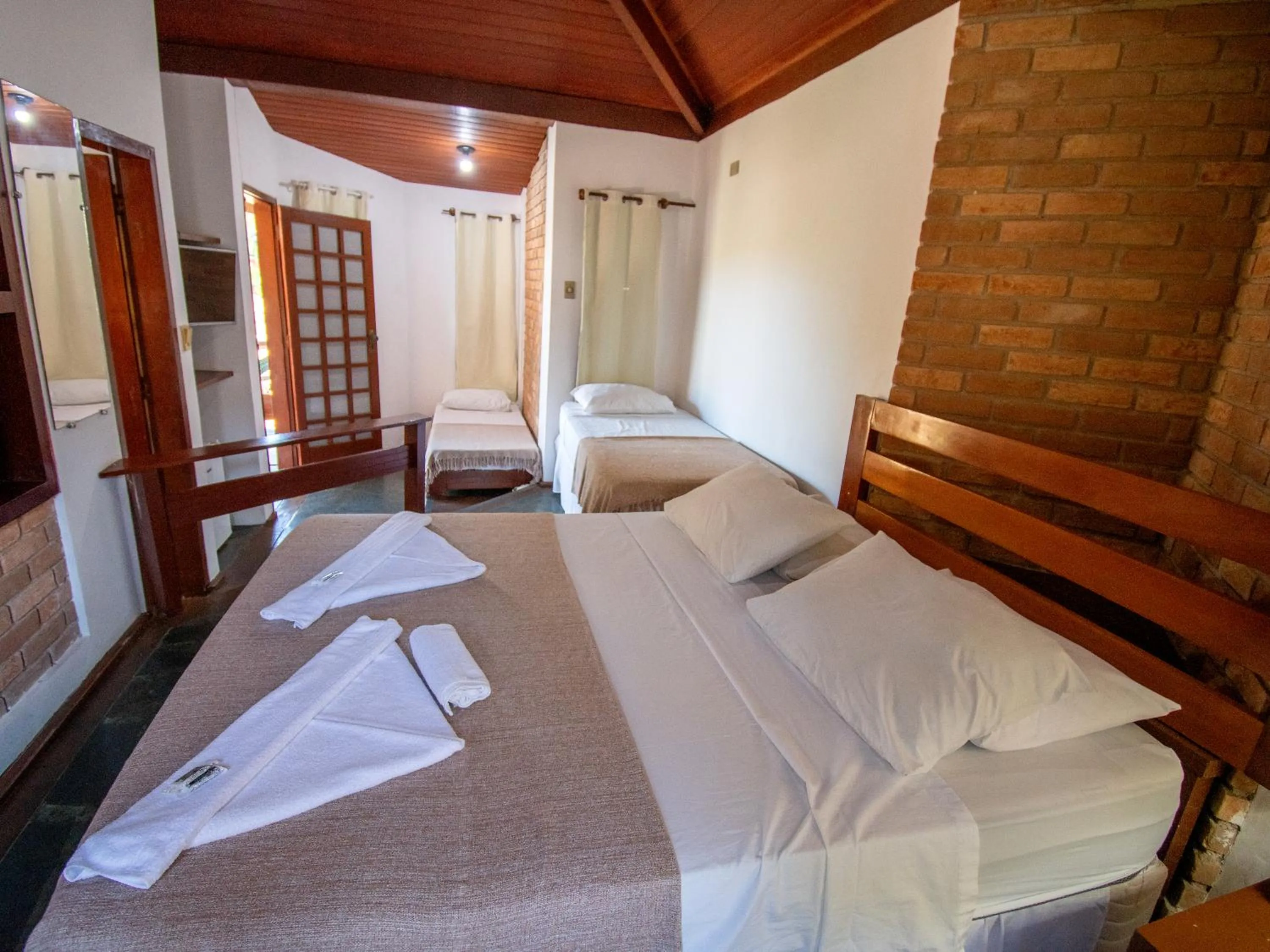 Bed in Pousada Arraial Candeia
