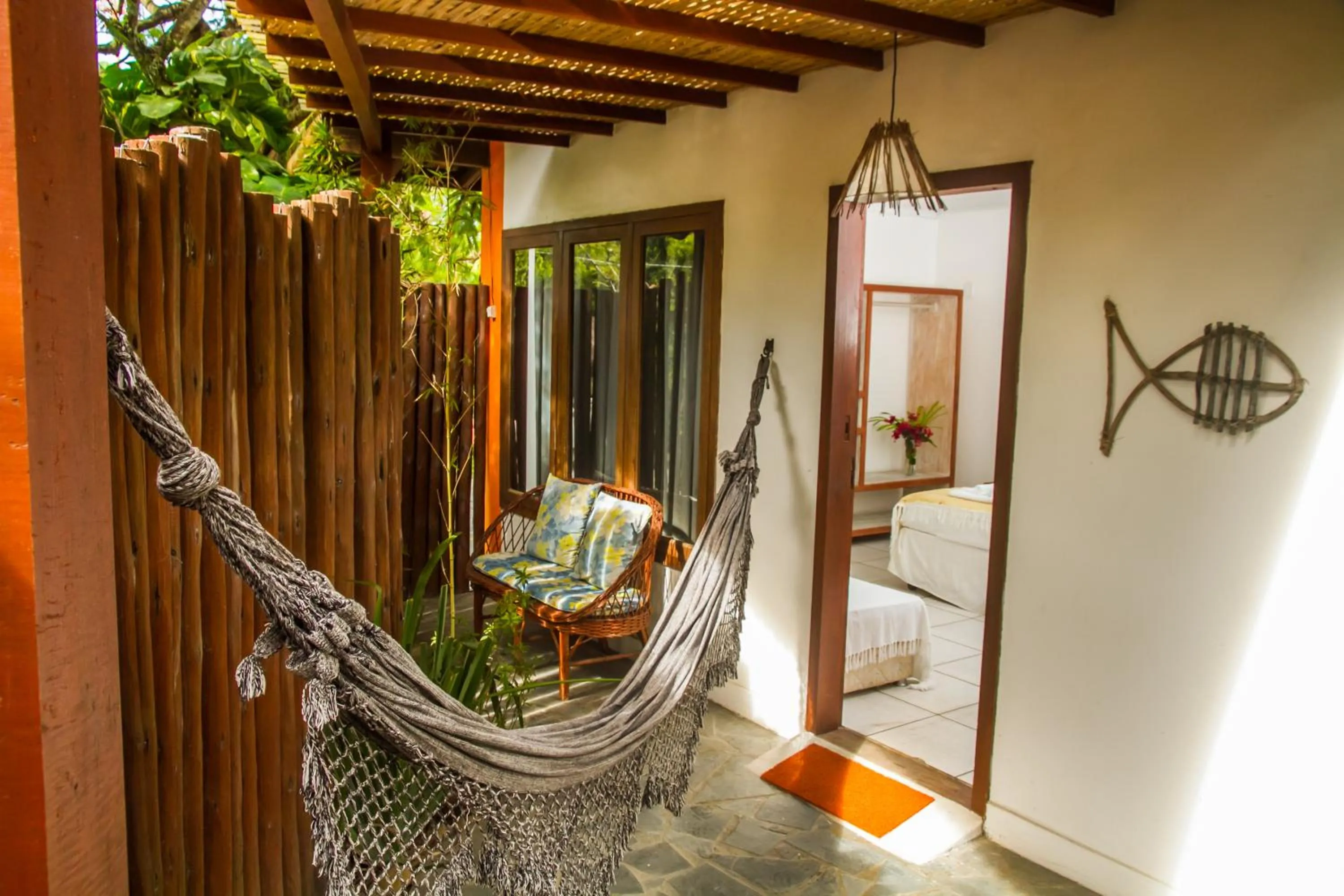 Balcony/Terrace in Pousada Arraial Candeia