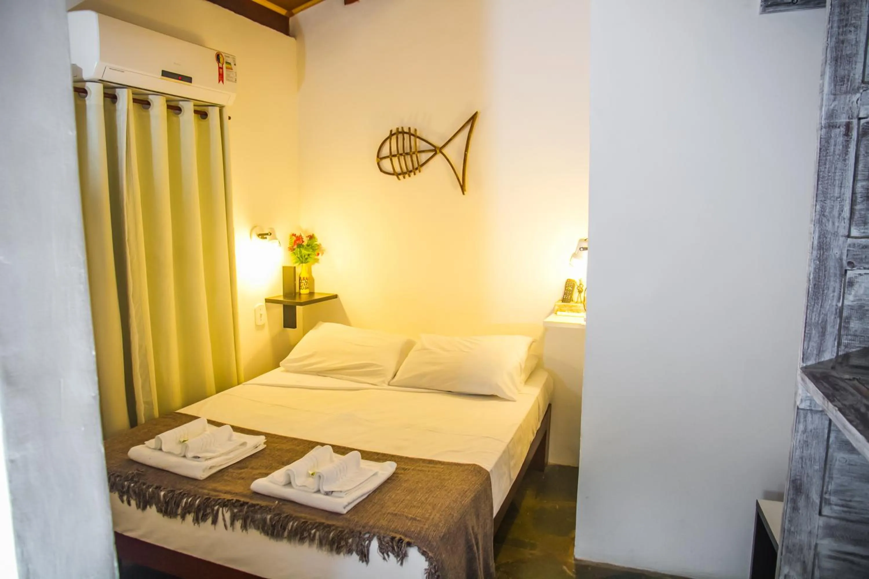 Bed in Pousada Arraial Candeia