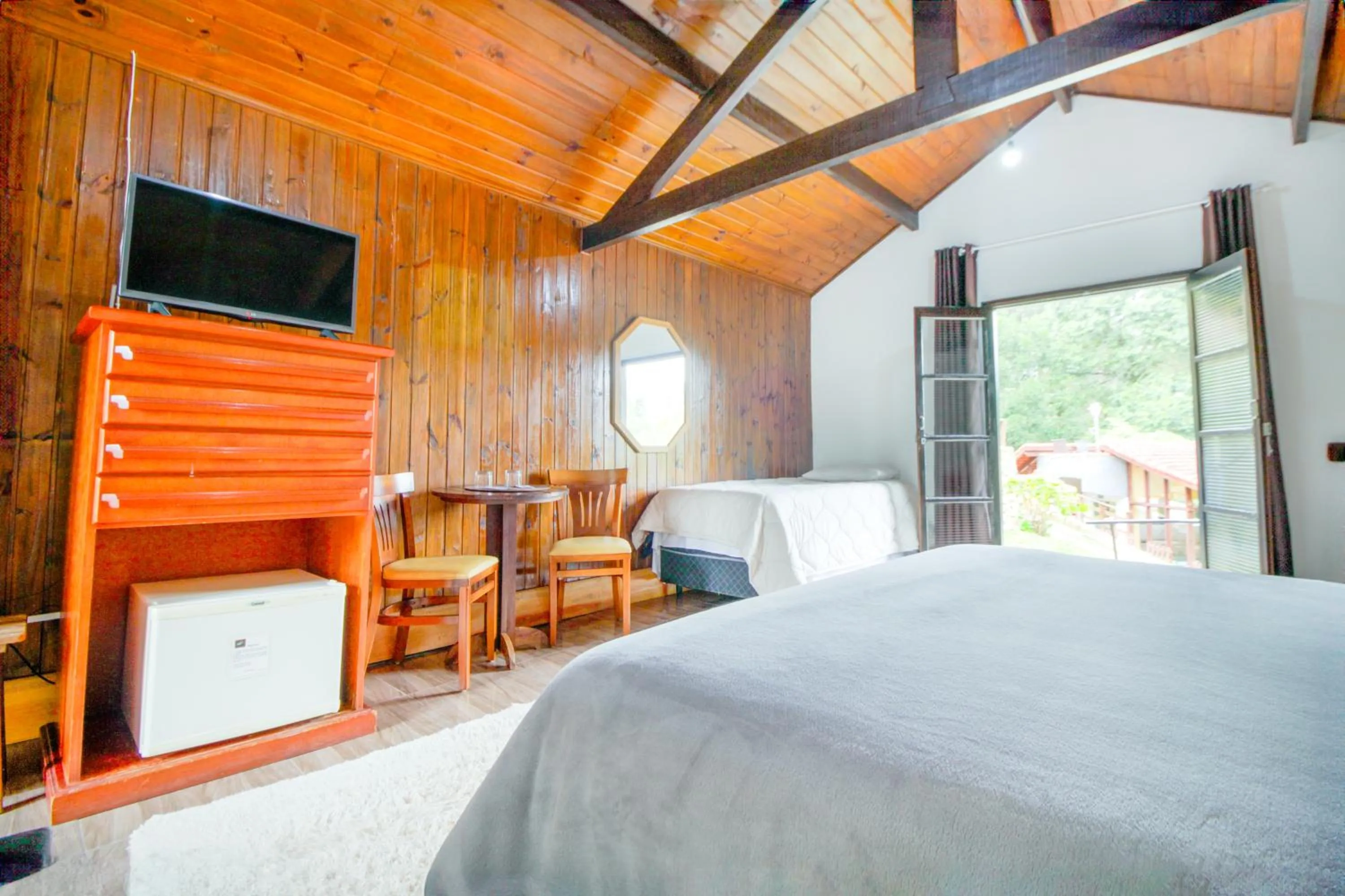 Bed in VELINN Hotel Ninho do Falcão