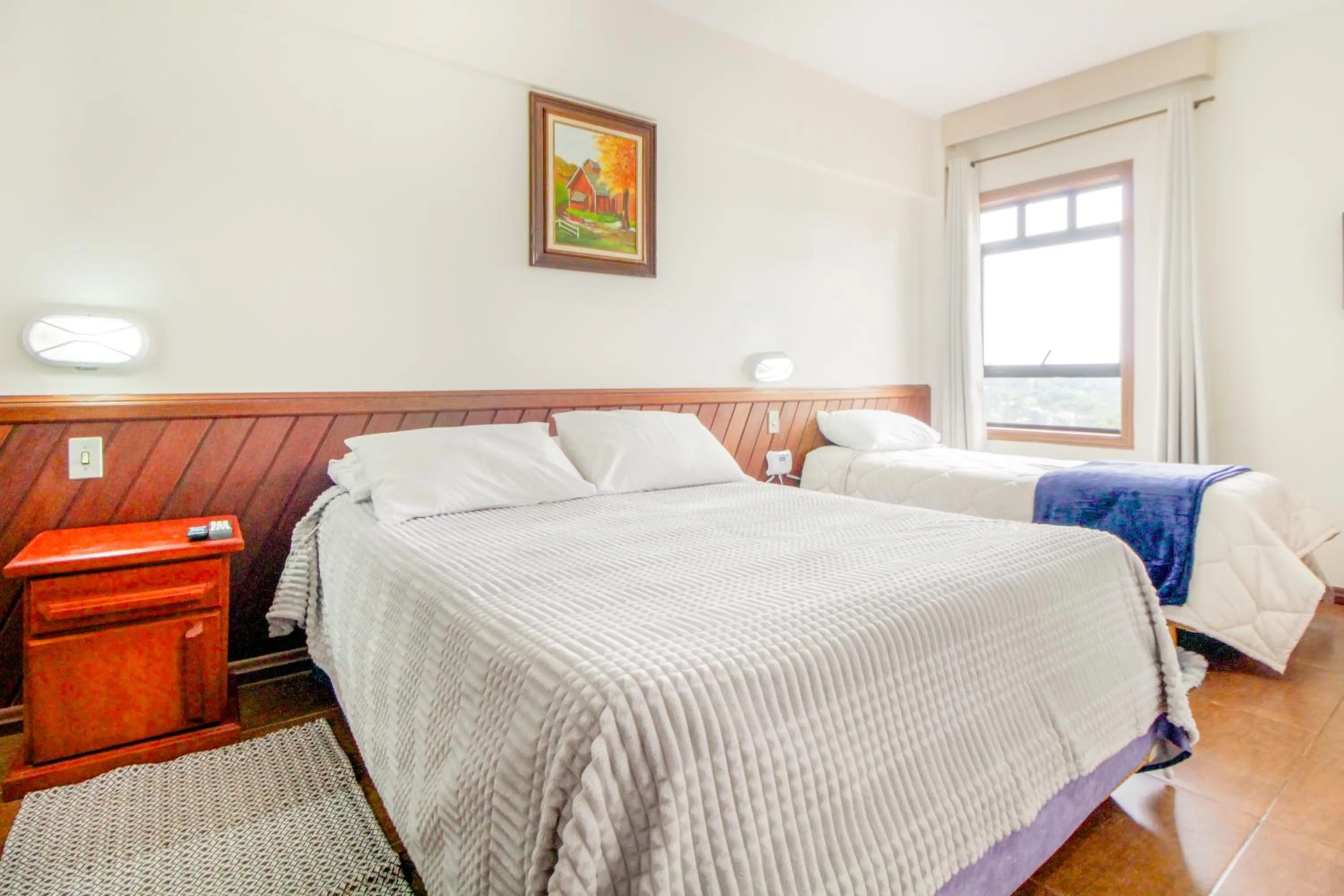 Bed in VELINN Hotel Ninho do Falcão