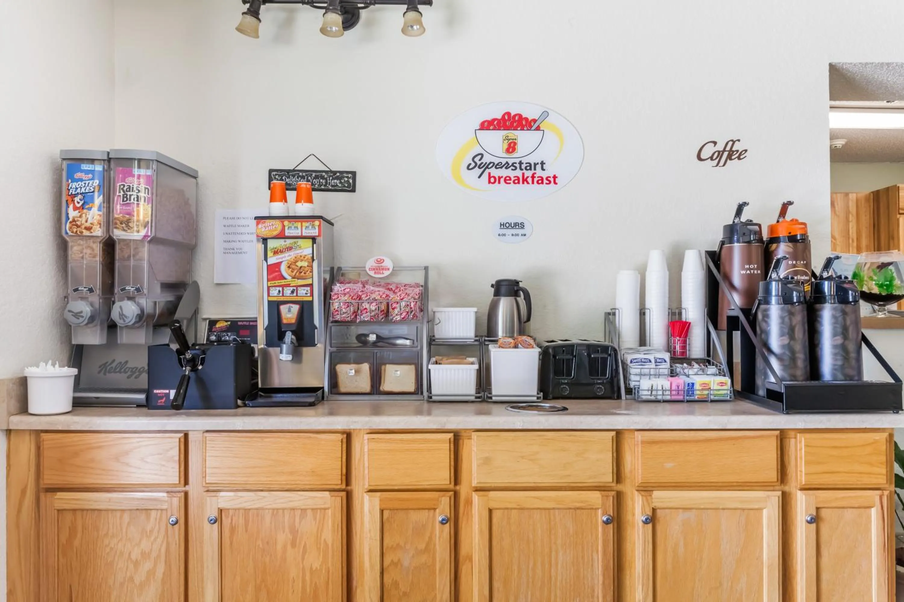 Continental breakfast in Super 8 by Wyndham Norwich